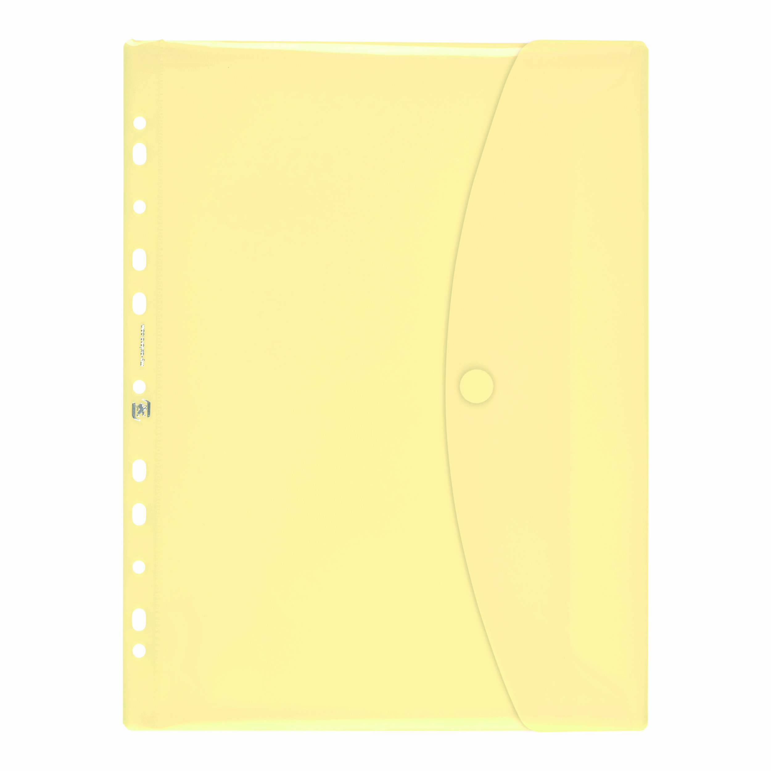 Oxford Elastomap A4 Plastic Pastel Geel - Confetti Campus