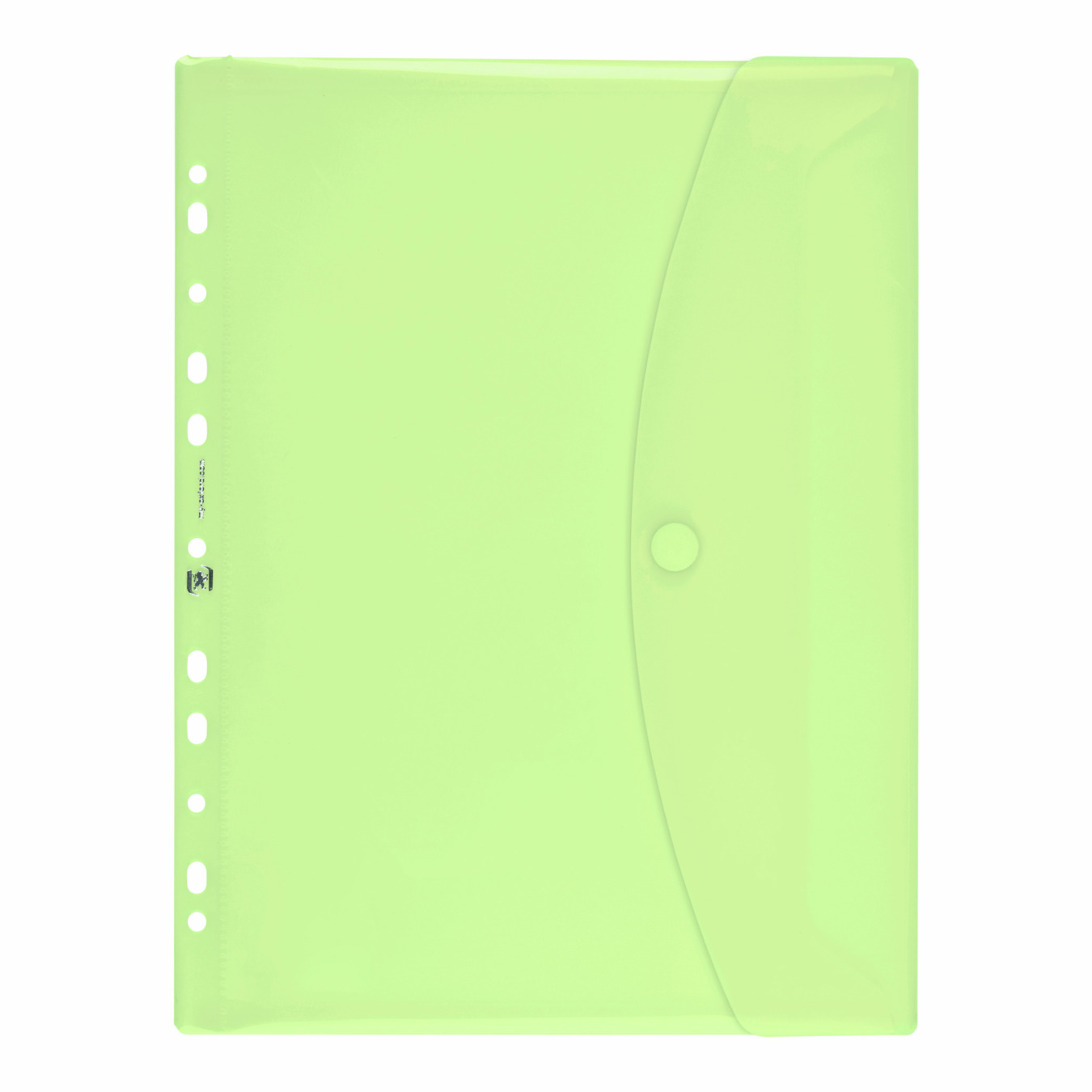 Oxford Documentenmap A4 PP Klittenbandsluiting Pastel Groen