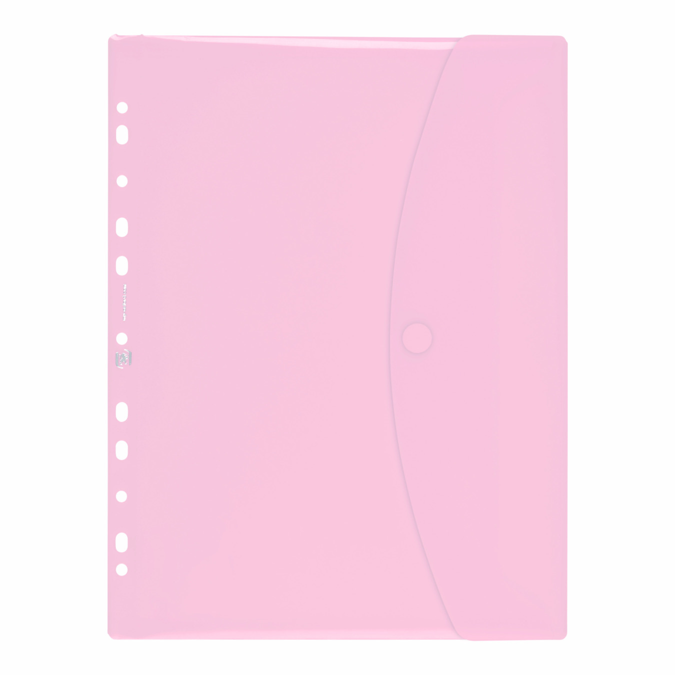 Oxford Documentenmap A4 PP Klittenbandsluiting Pastel Roze