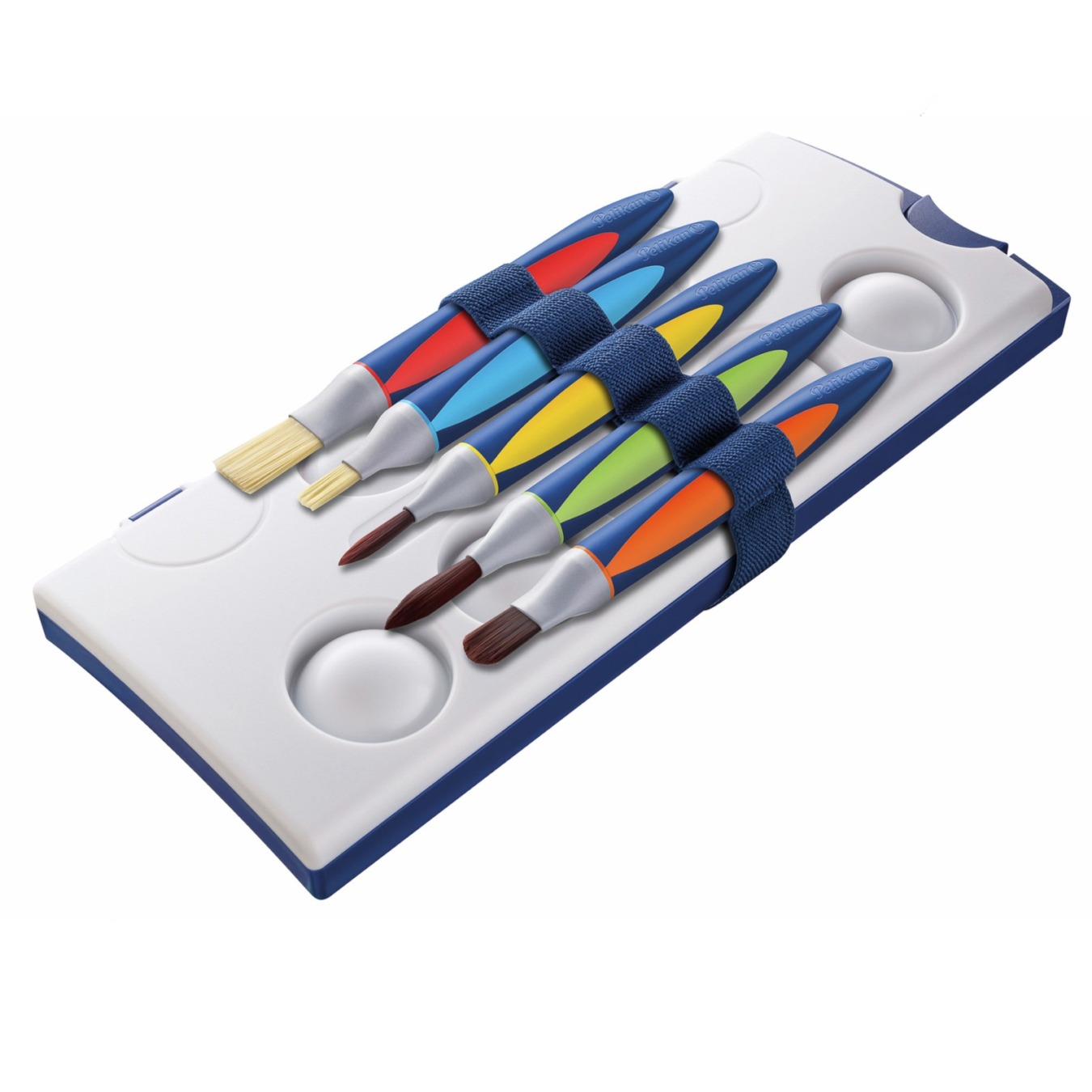 Pelikan Griffix Ergonomische Kwasten set van 5 in verpakking