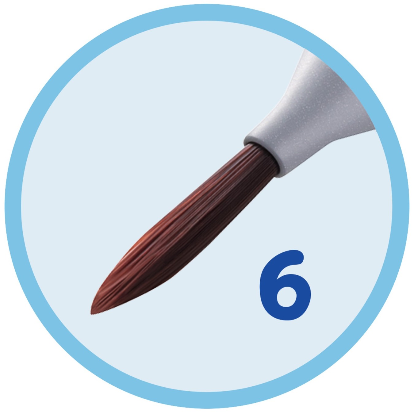 Pelikan Griffix Ergonomische Kwasten - nummer 6