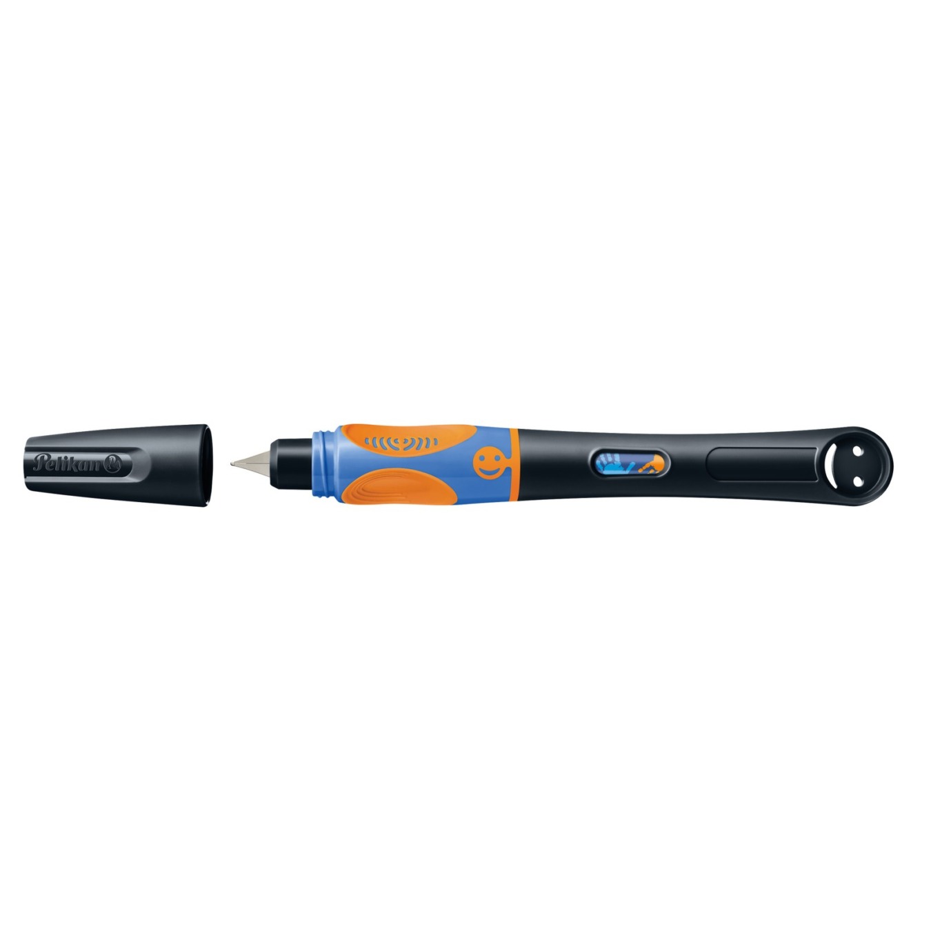 Pelikan Griffix Vulpen Rechtshandig Zwart-Oranje