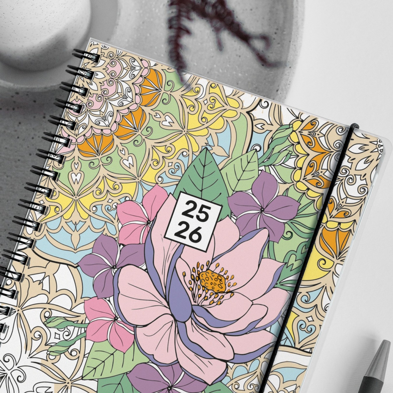Brunnen Agenda Dagplanner A6 2024-2025 18 mnd ZenArt Inspiratie