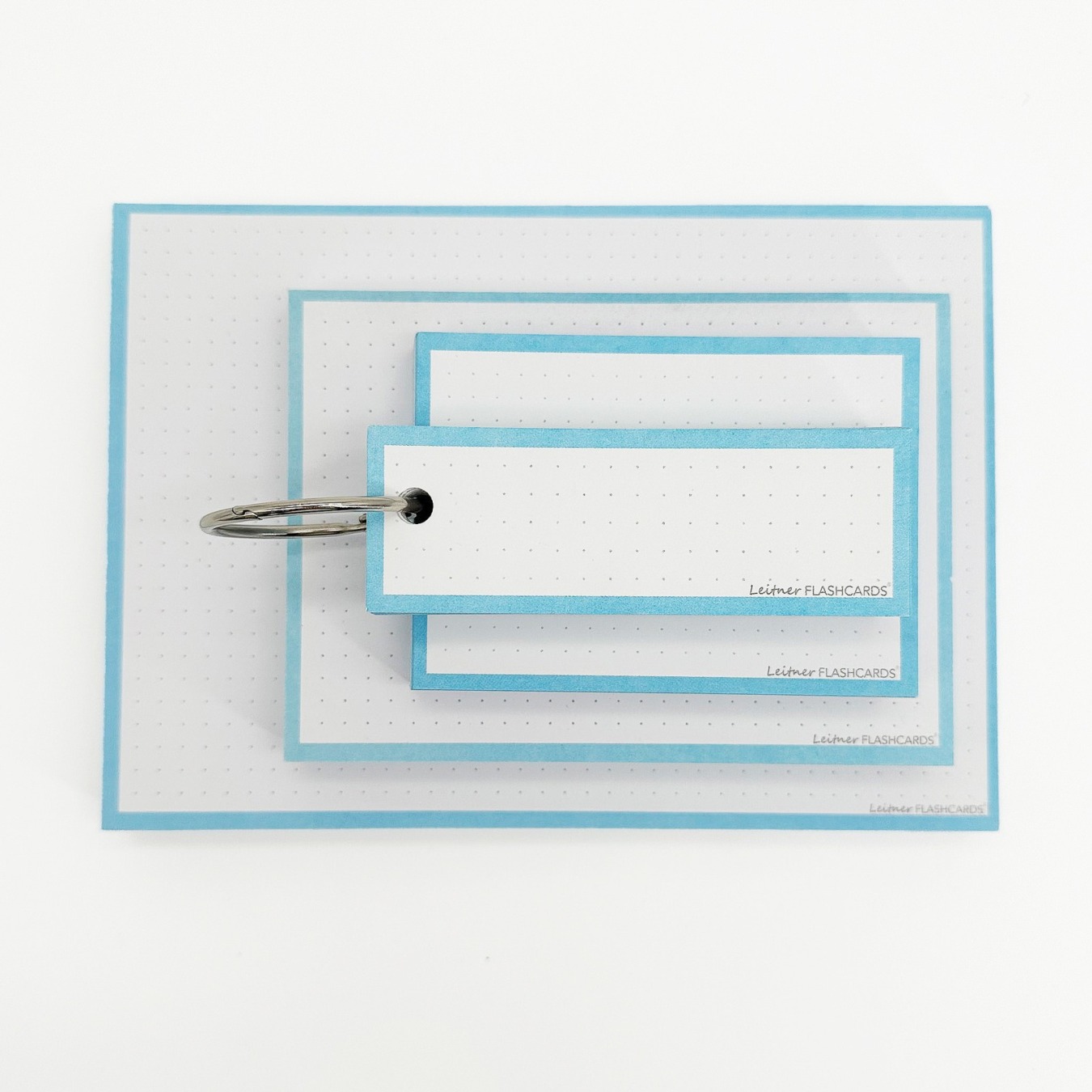 Flashcards & Showmap Studiekit Pastel Blauw-2