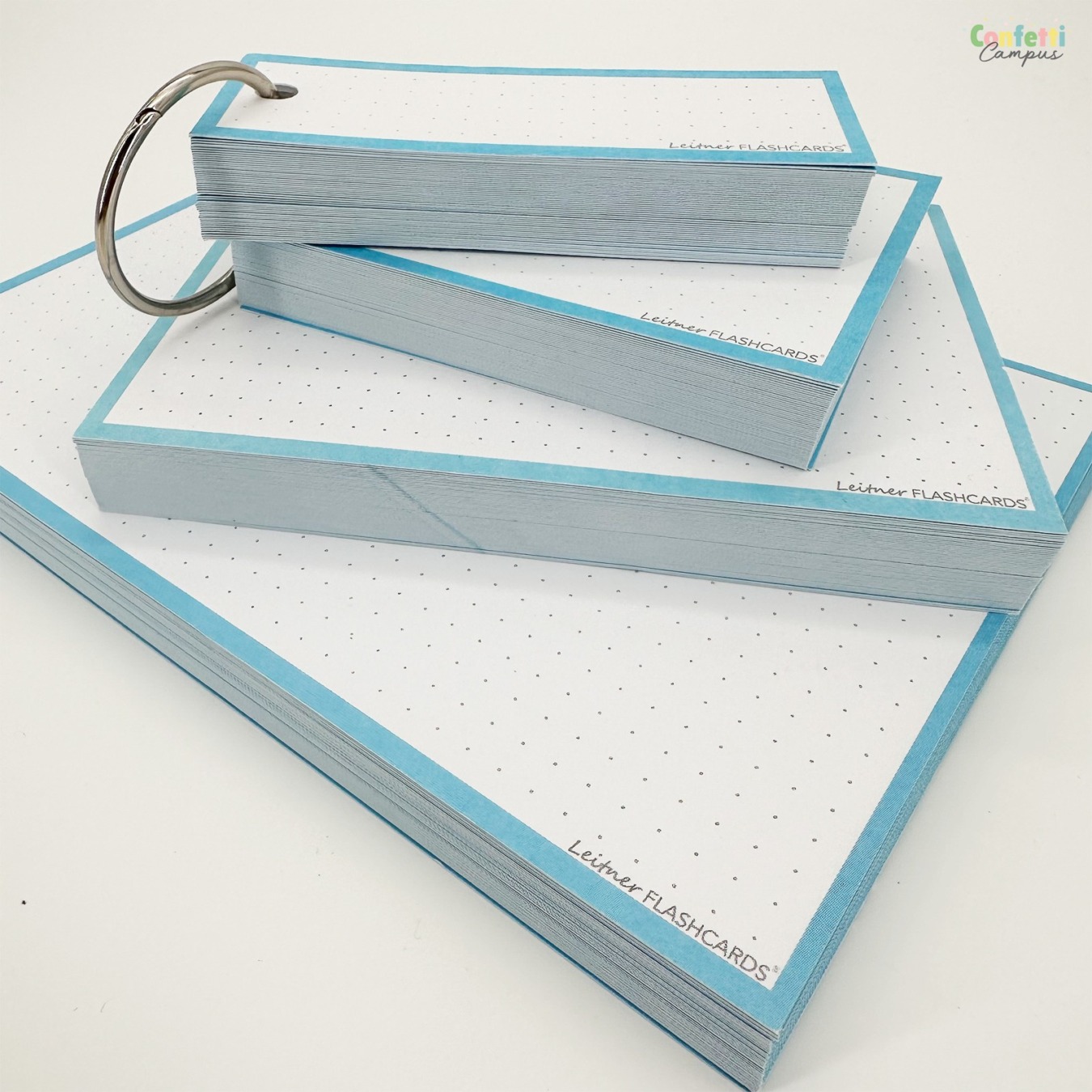 Flashcards & Showmap Studiekit Pastel Blauw-4