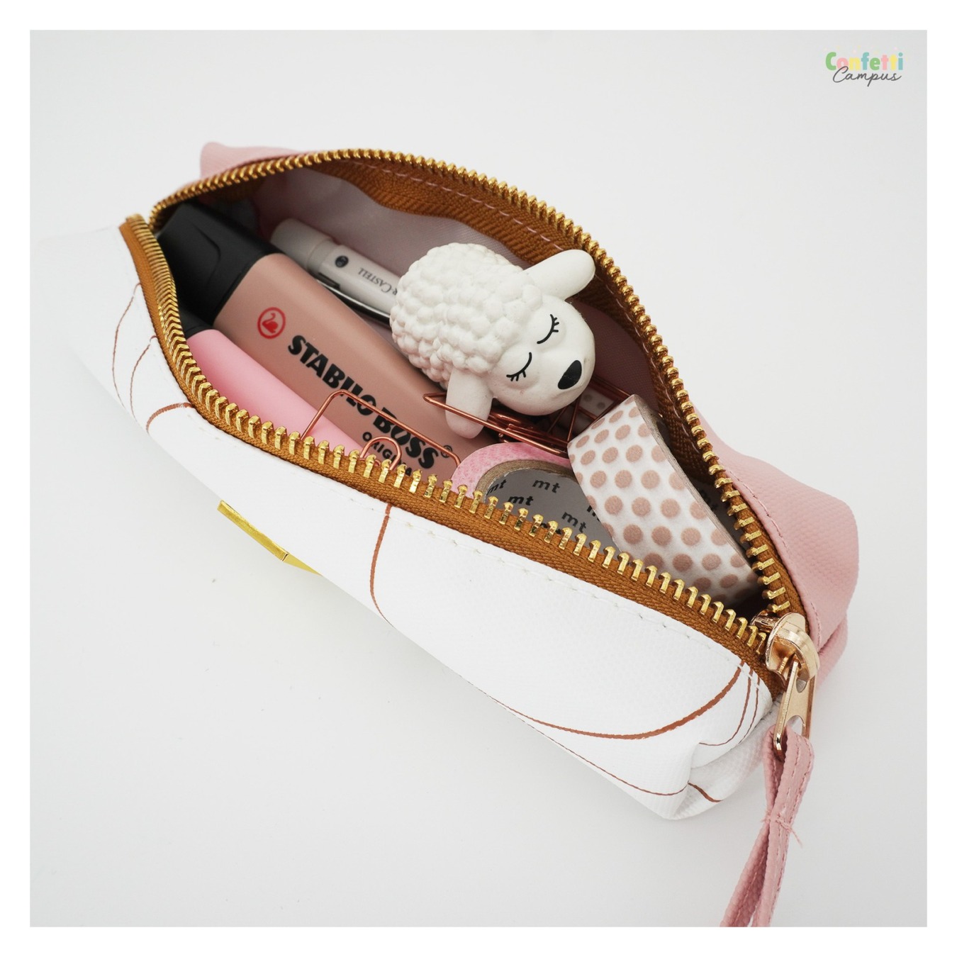 Gevulde Etui White & Pink-2