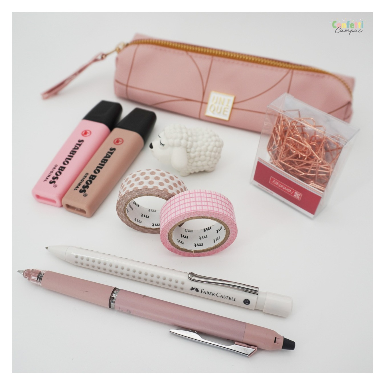 Gevulde Etui White & Pink-5
