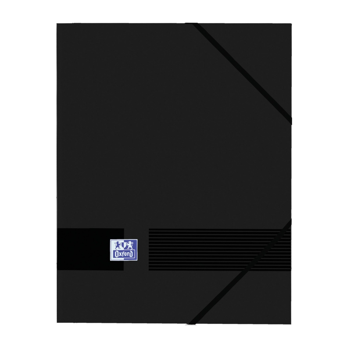Oxford Elastomap A4+ Plastic Zwart
