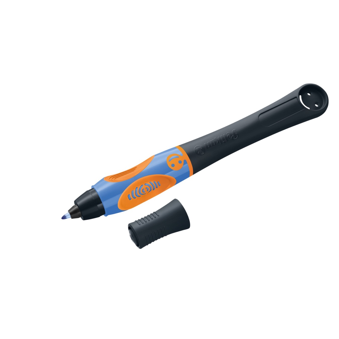 Pelikan Griffix Inktpen Linkshandig Zwart-Oranje (2)