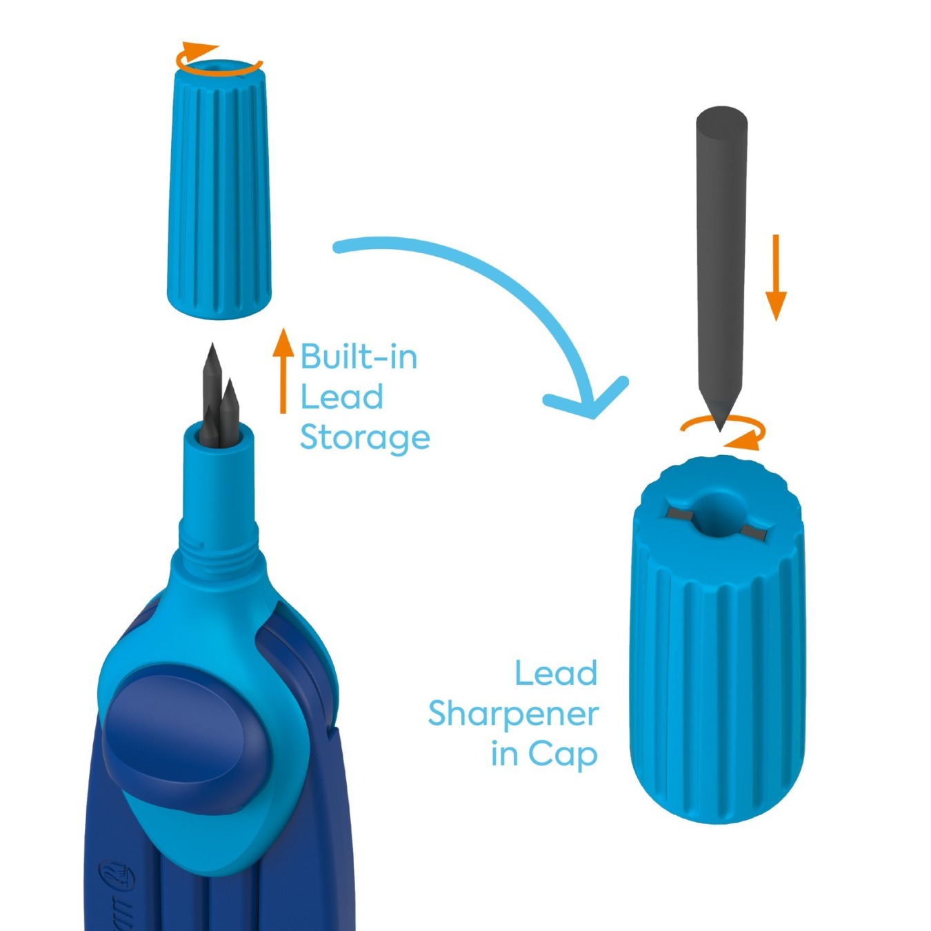 Pelikan Griffix Passer GZ1 Blauw 19