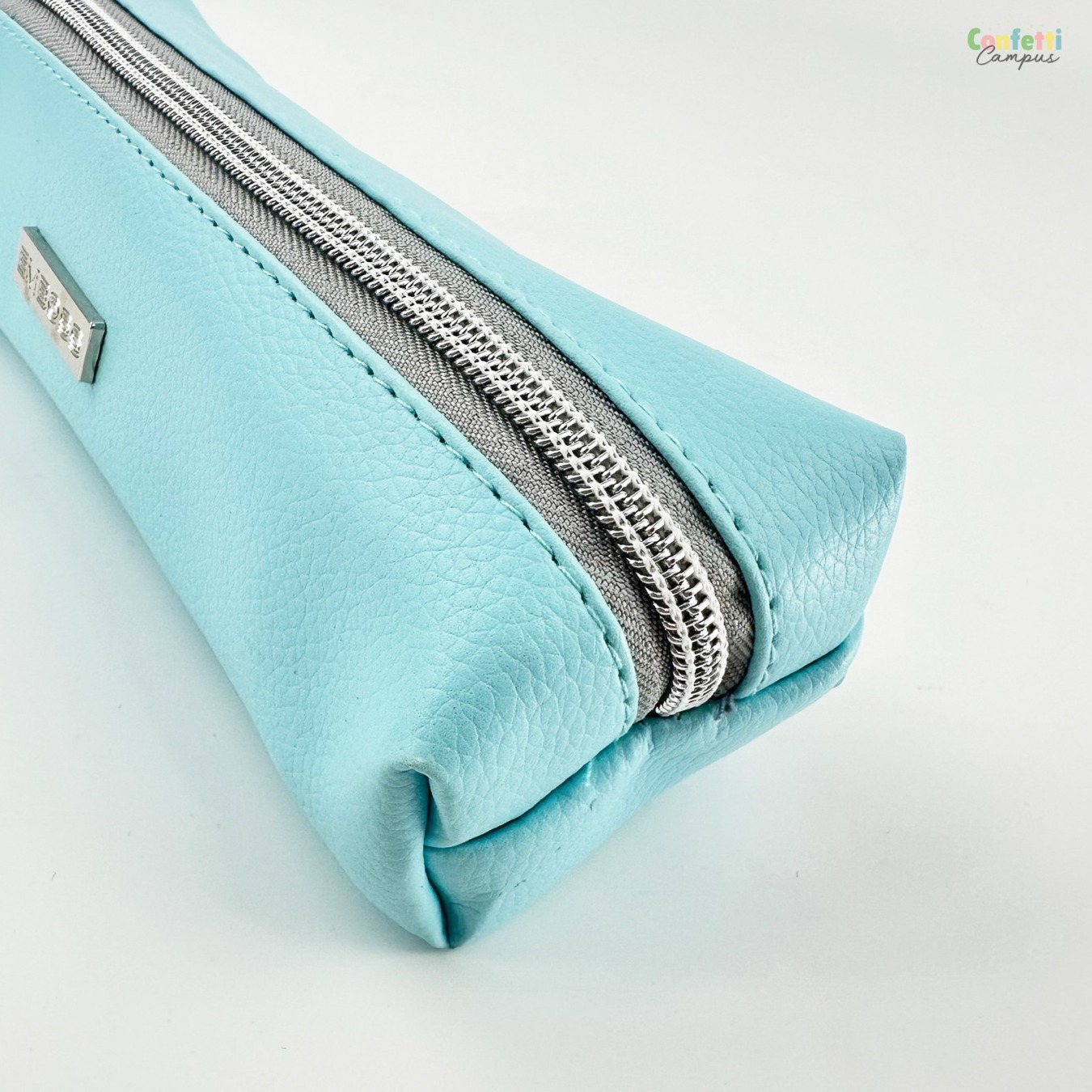 Ancor Emboss Etui Vegan Leer Blauw-3