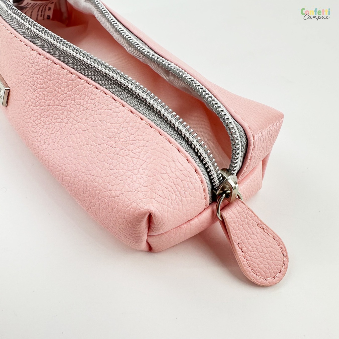 Ancor Emboss Etui Vegan Leer Roze