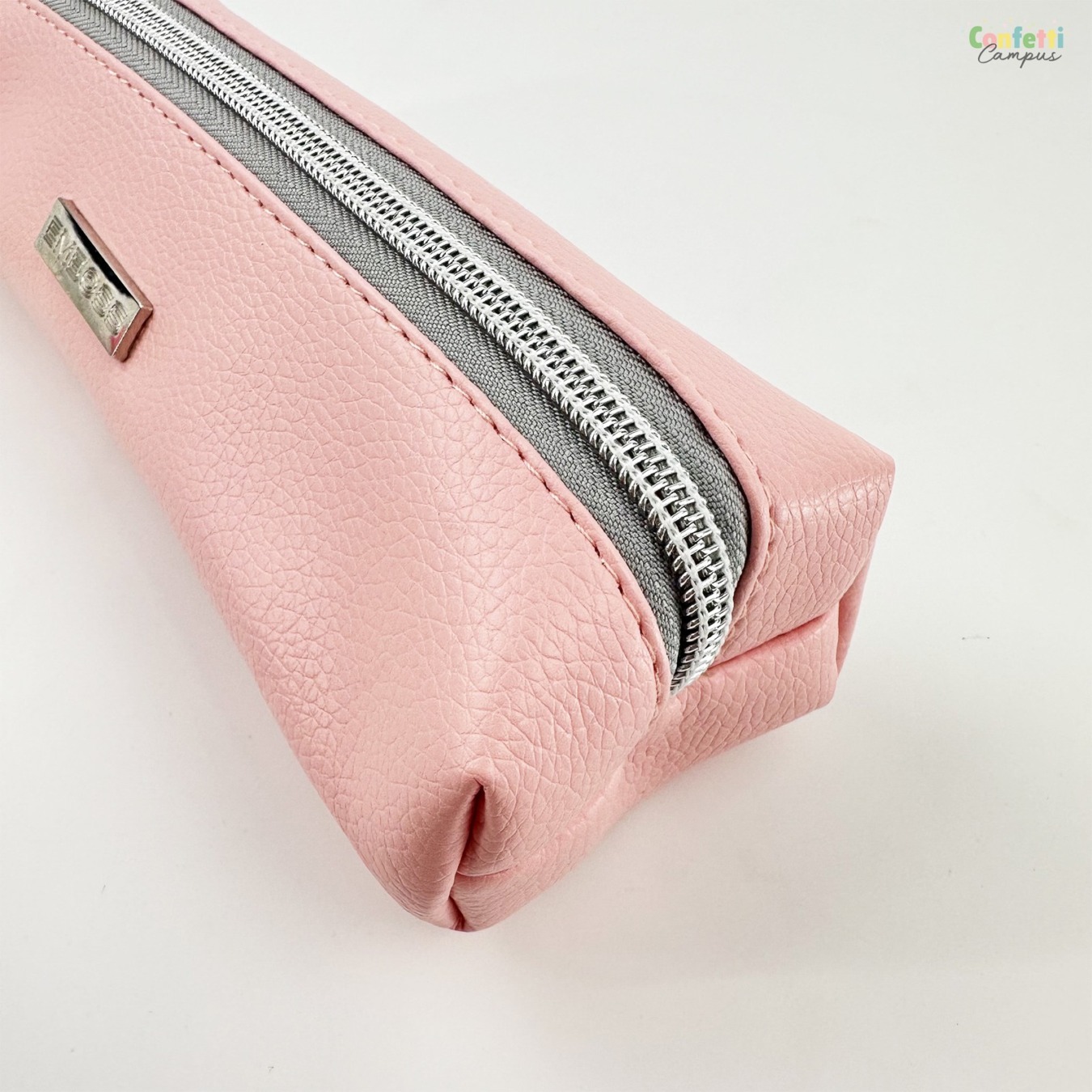 Ancor Emboss Etui Vegan Leer Roze