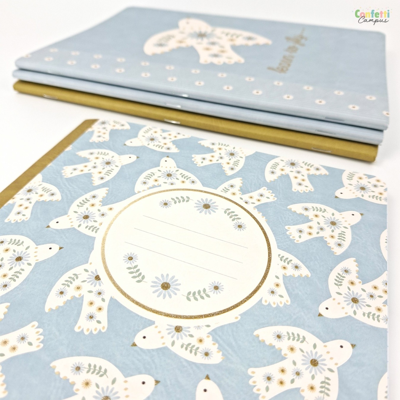 Ancor Schrift A4 Birds Gelinieerd
