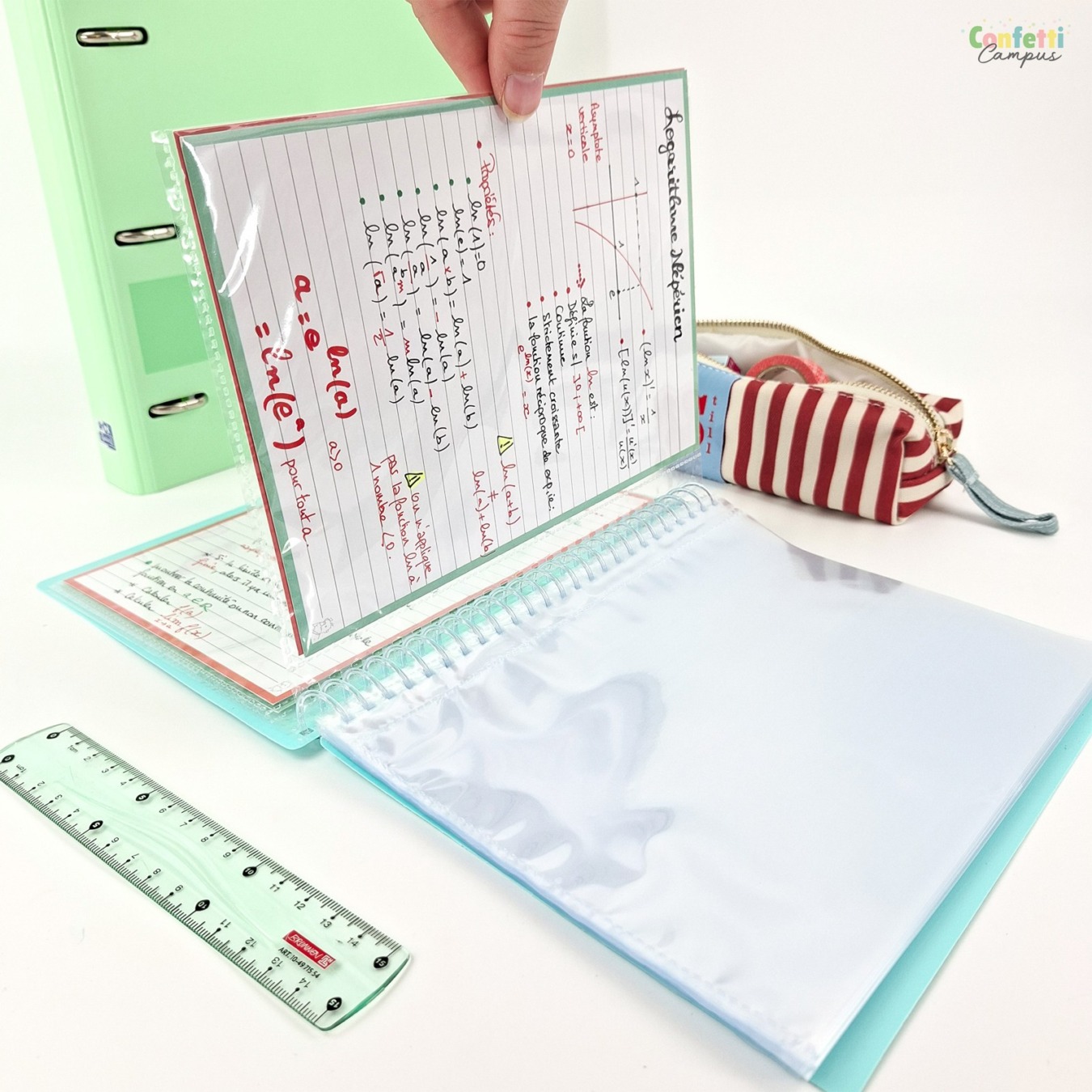 Displaybook & Flashcards Mint & Moss