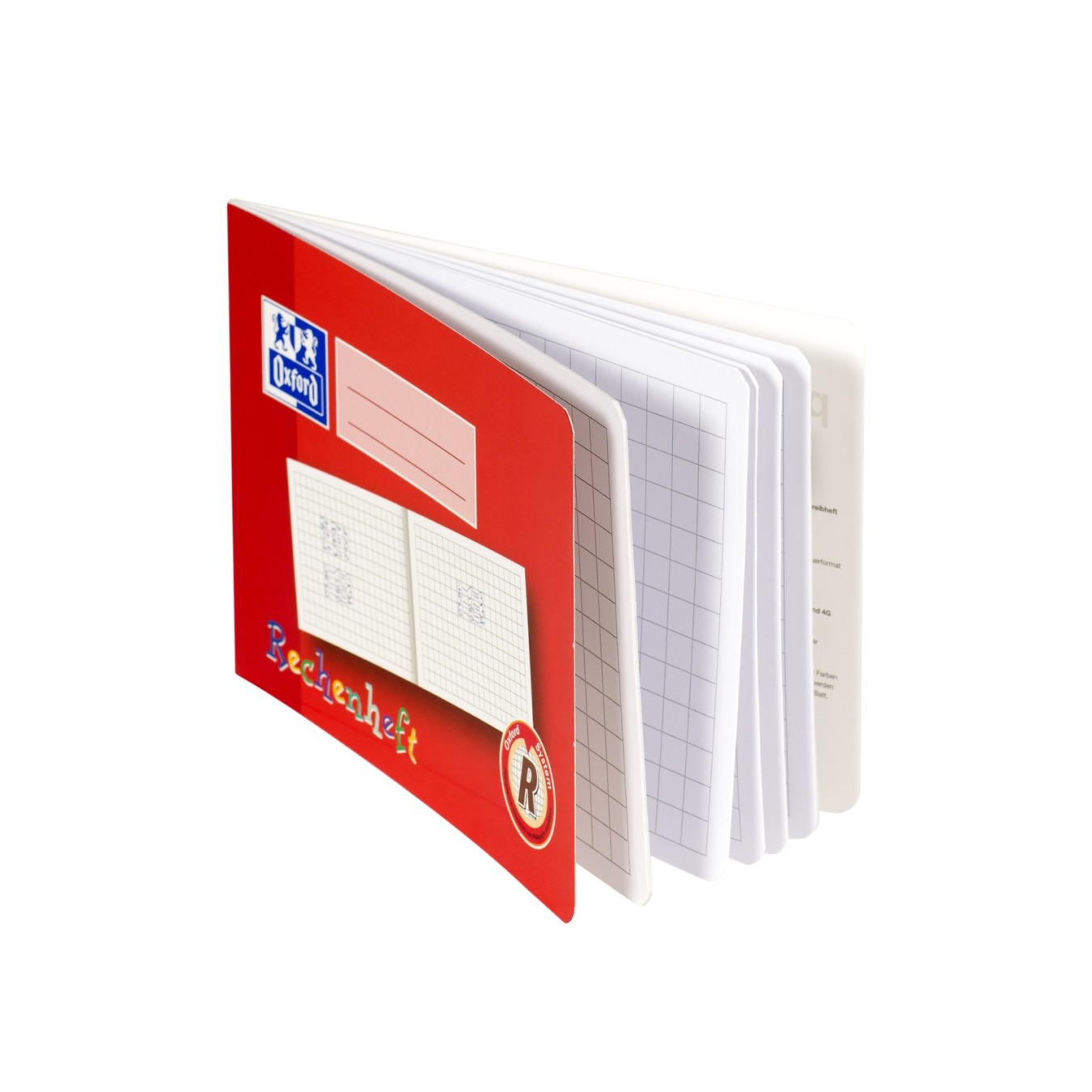 Oxford Leren Rekenen Schrift A5 Rood 1