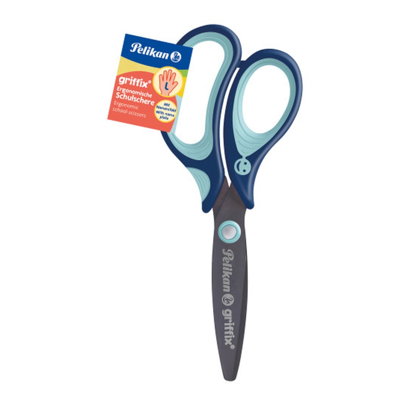 Pelikan Schaar Griffix Linkshandig Blauw-2