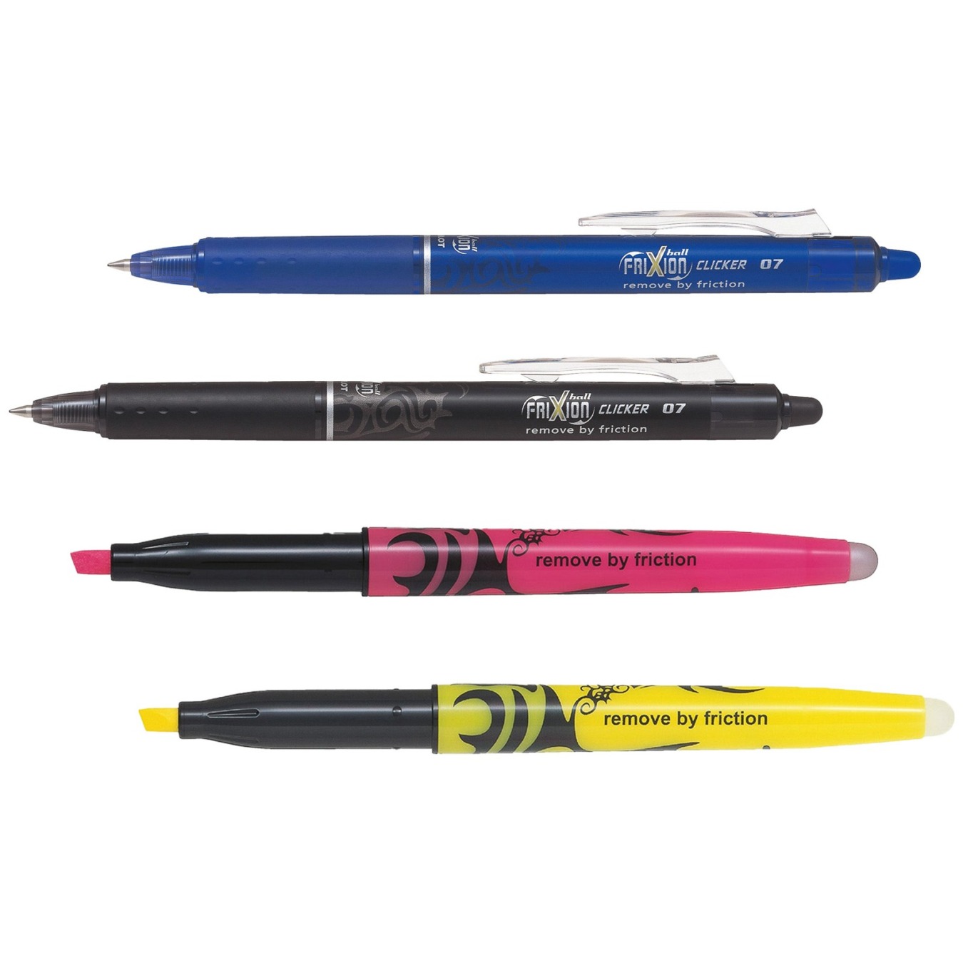 Pilot Frixion 3 + 1 gratis - Ball, Marker & Clicker