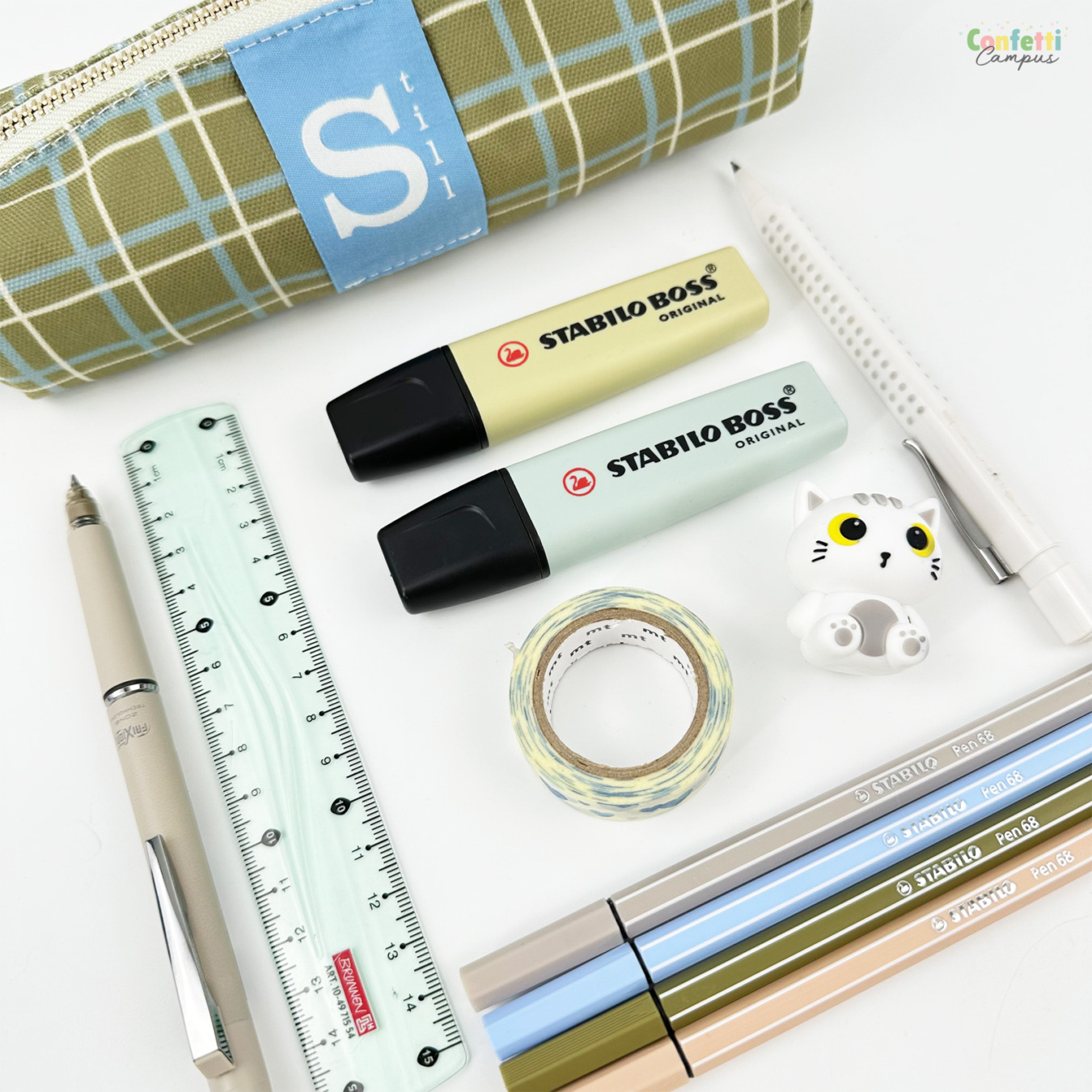 gevulde etui mint & moss