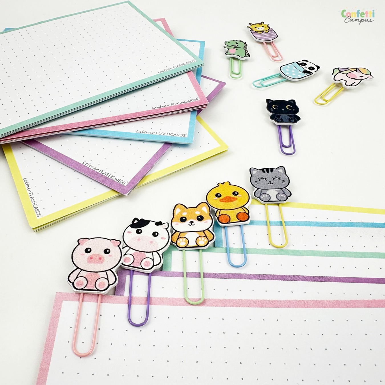 i-Total Paper Clips Assortiment 5 stuks Animal Farm-2