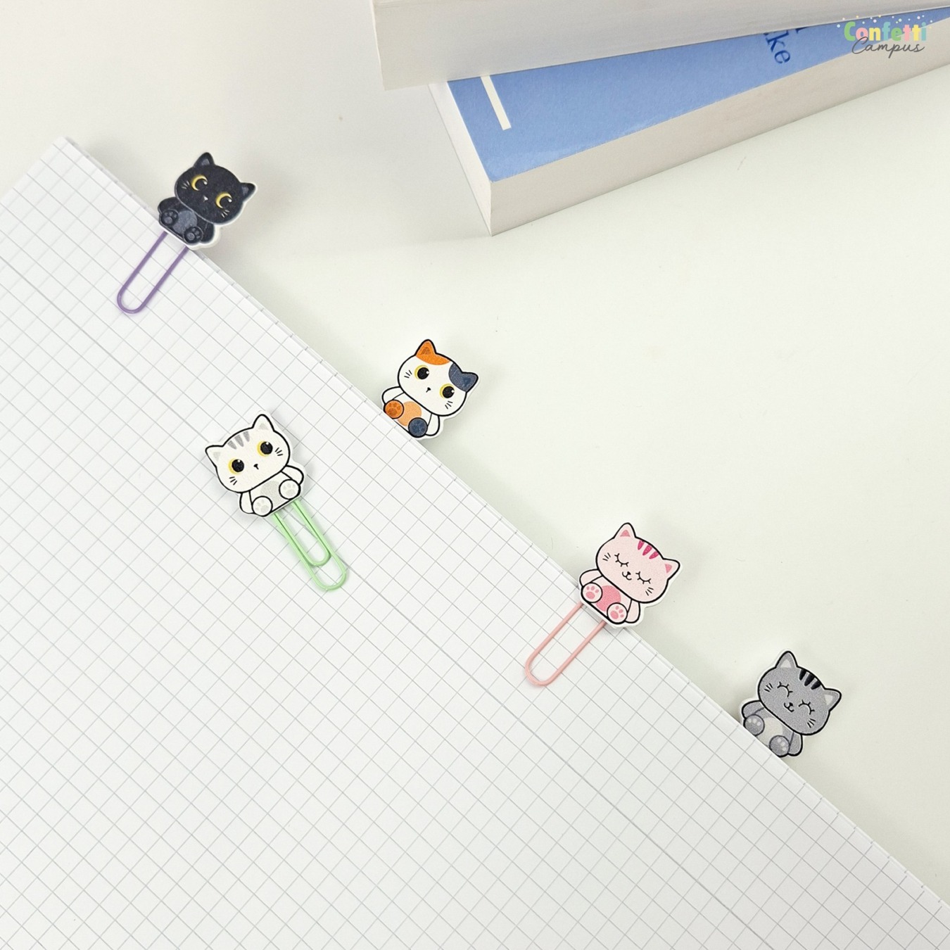 i-Total Paper Clips Assortiment 5 stuks Cat Lovers