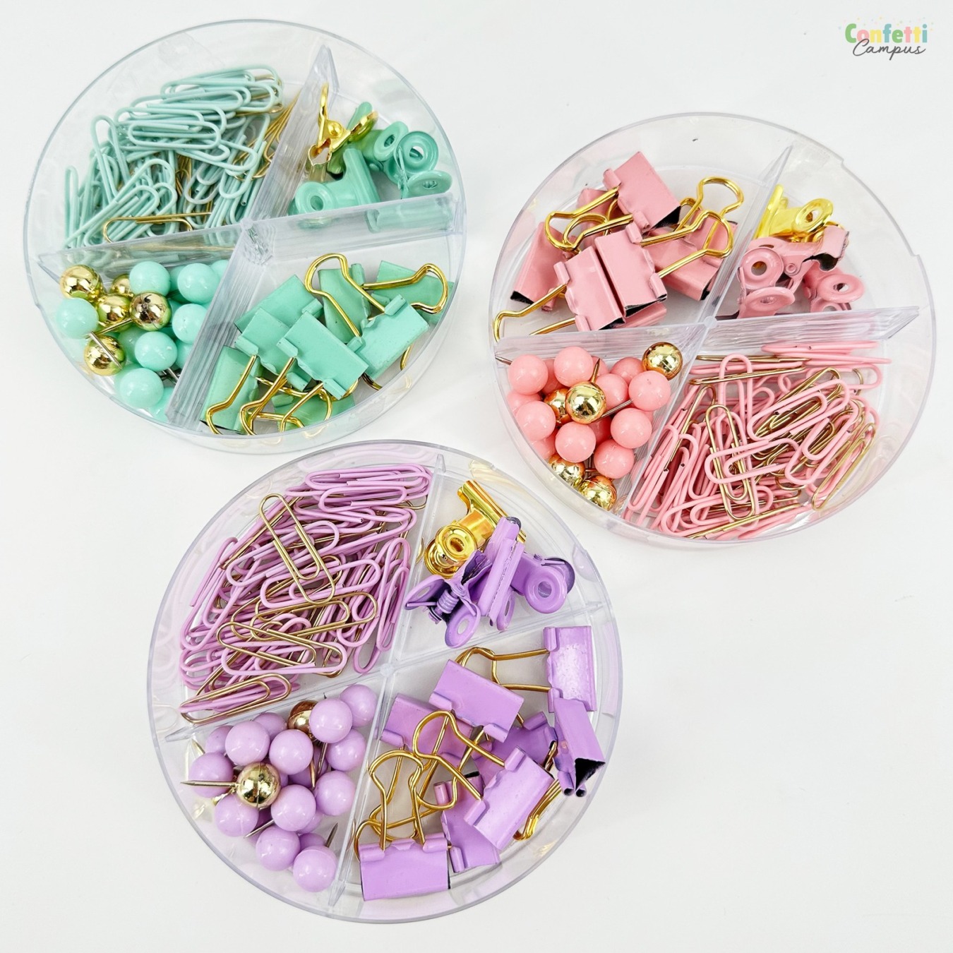 i-Total Paper Clips Assortiment Familie-3
