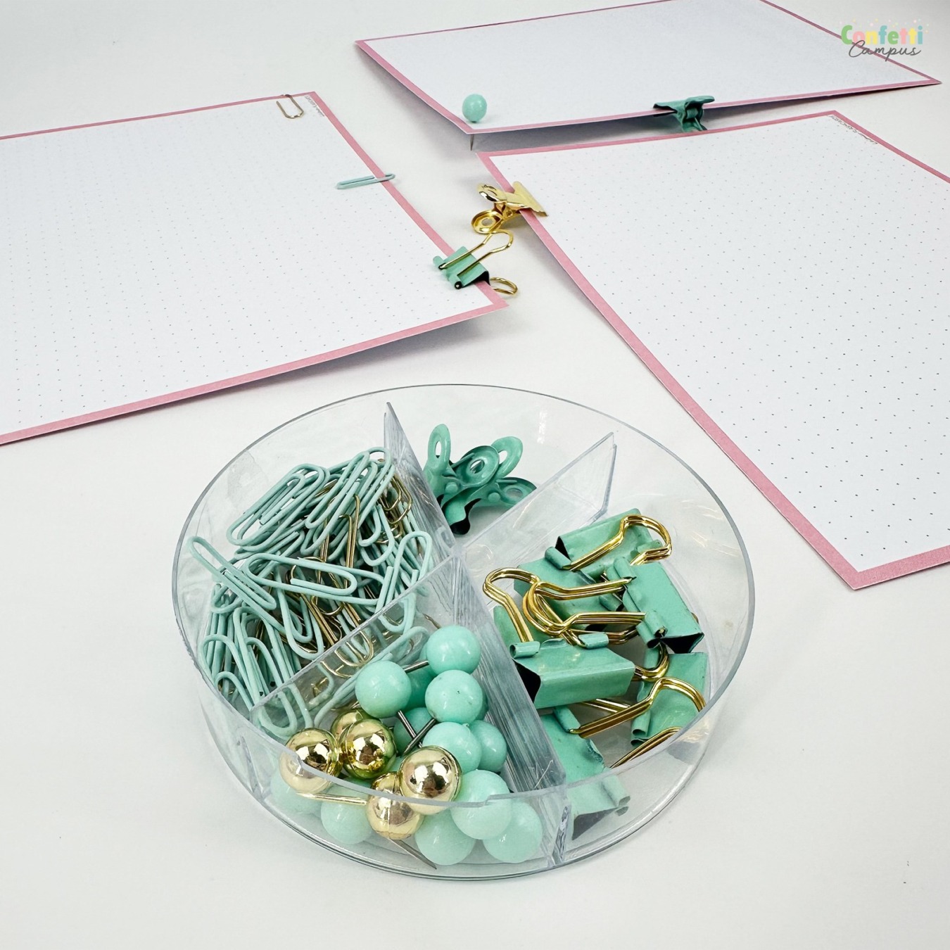 i-Total Paper Clips Assortiment Mint