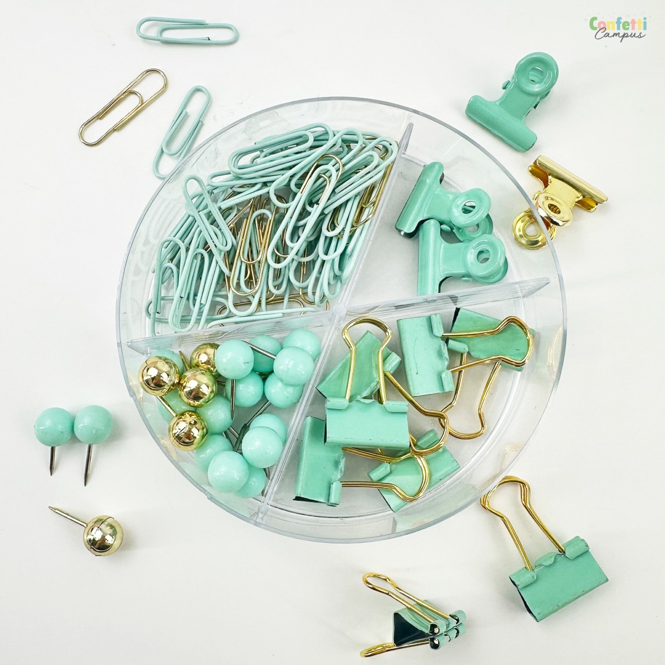 i-Total Paper Clips Assortiment Mint