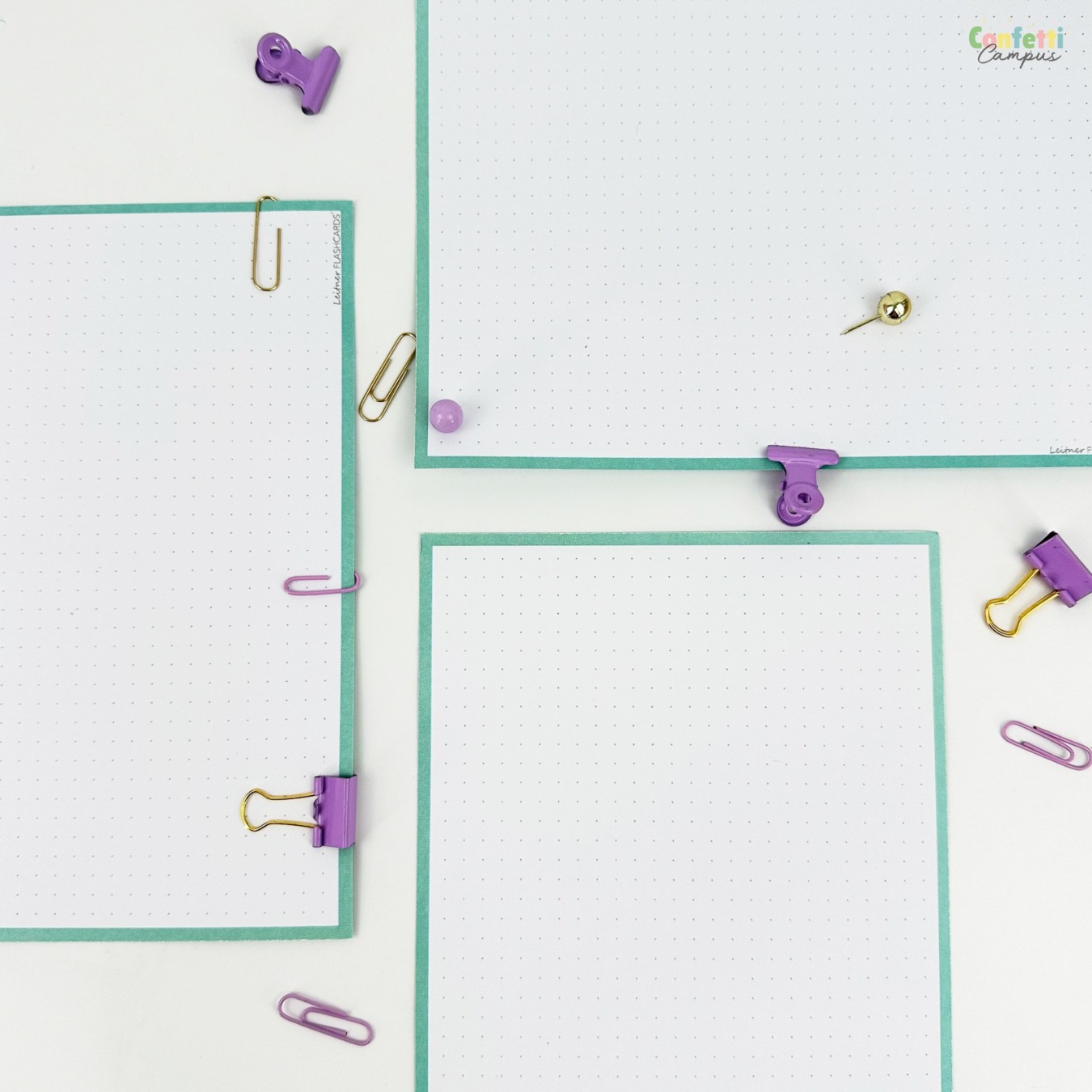 i-Total Paper Clips Assortiment Paars