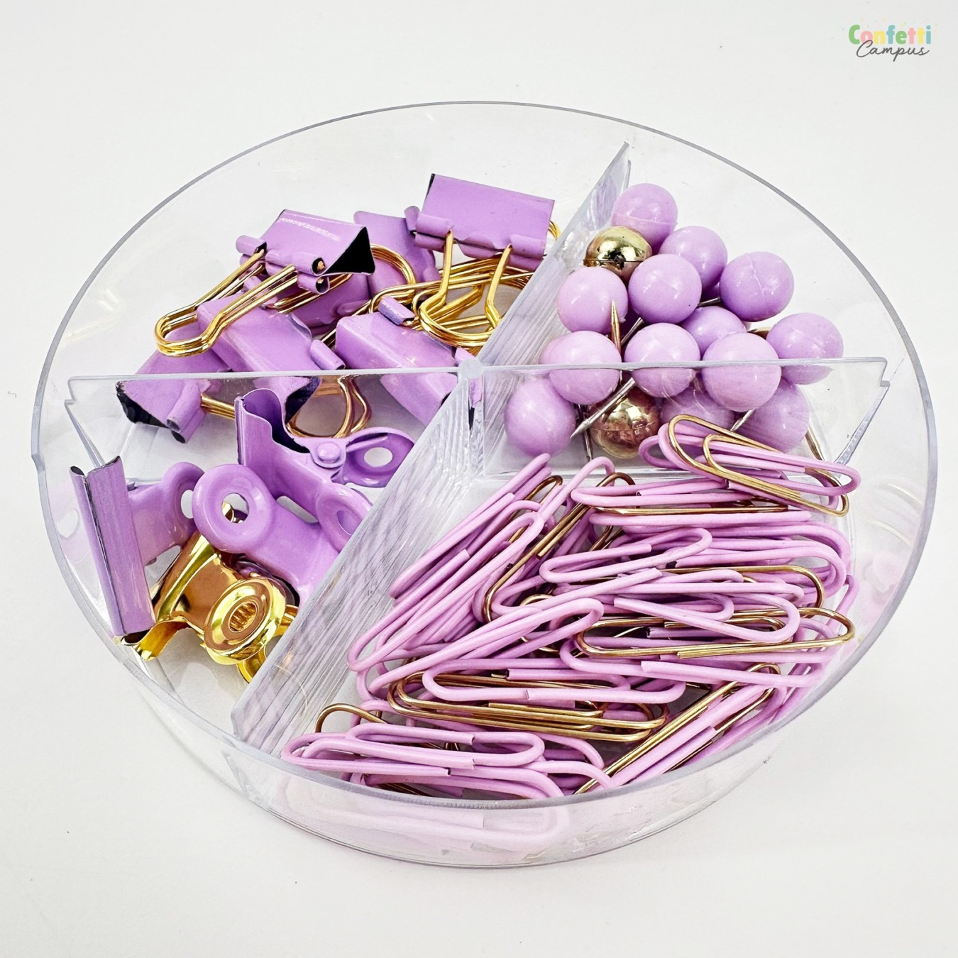 i-Total Paper Clips Assortiment Paars