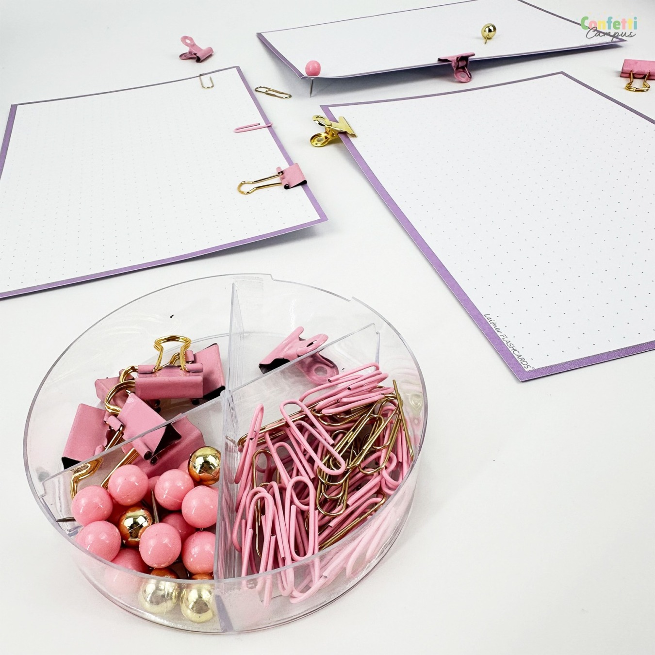 i-Total Paper Clips Assortiment Roze