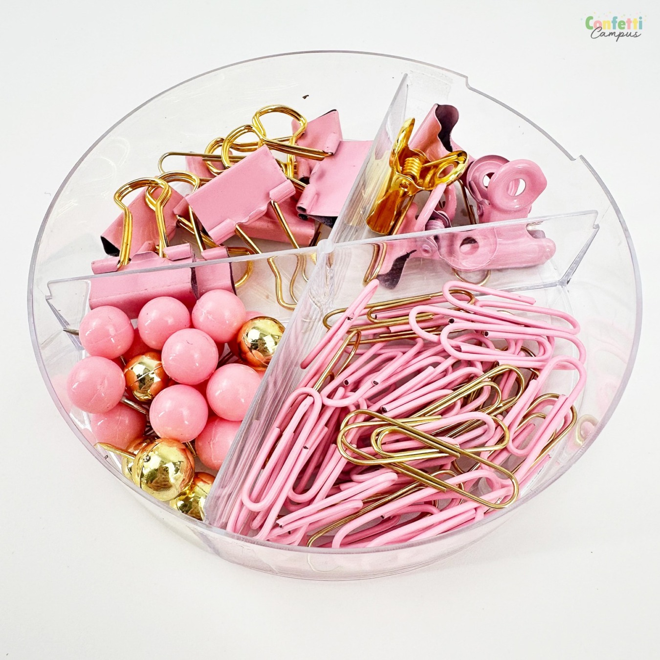 i-Total Paper Clips Assortiment Roze