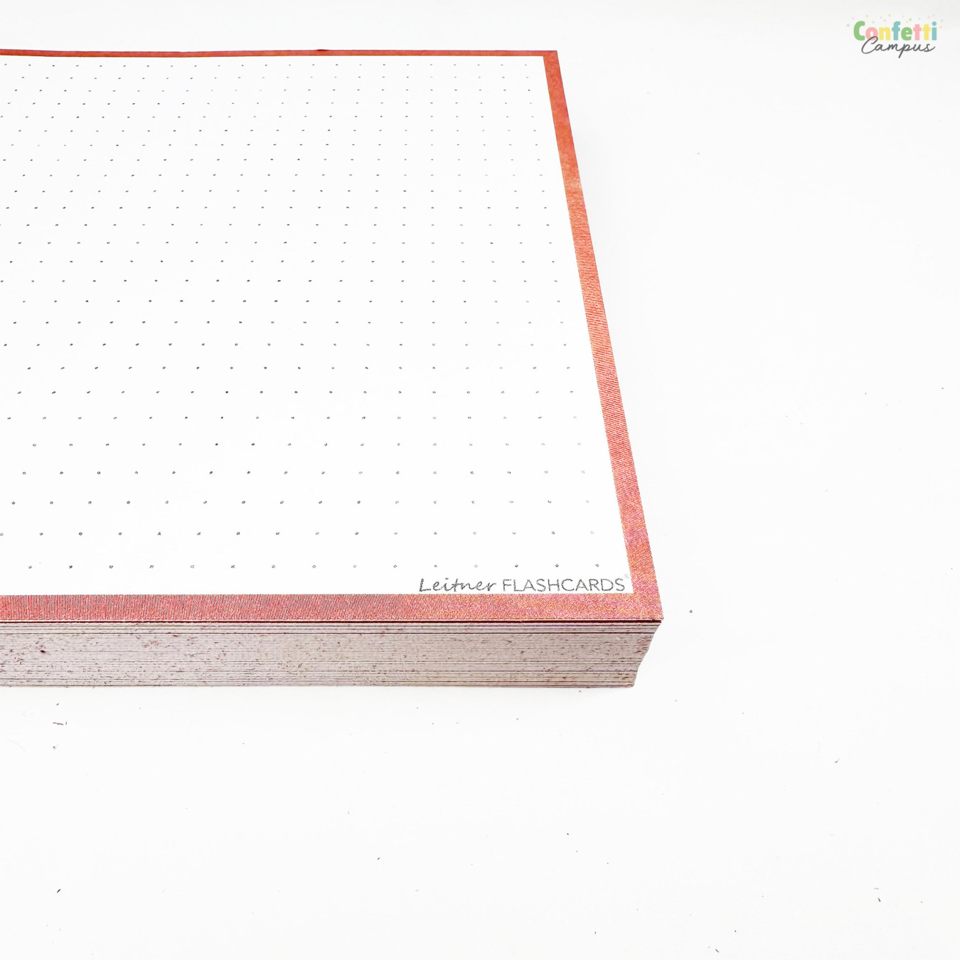 Leitner Flashcards A5 Dotted Oud Roze