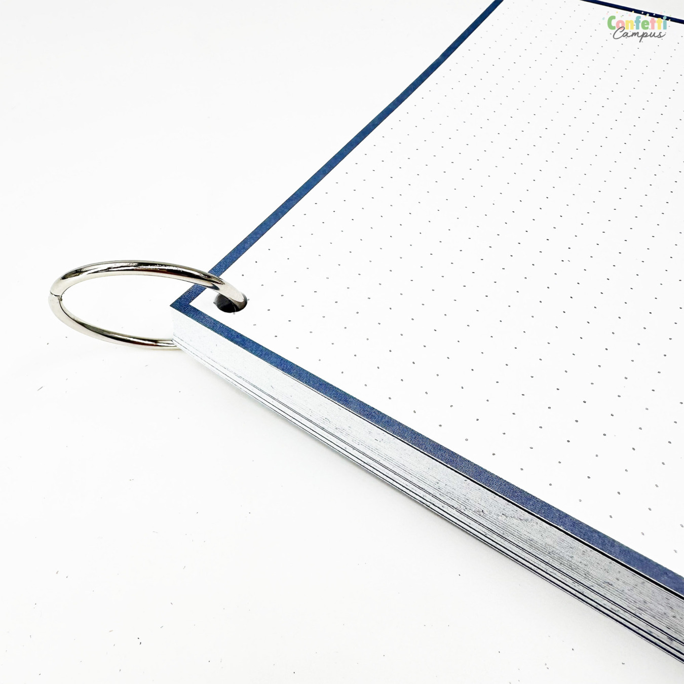 Leitner Flashcards A5 Dotted Staal Blauw