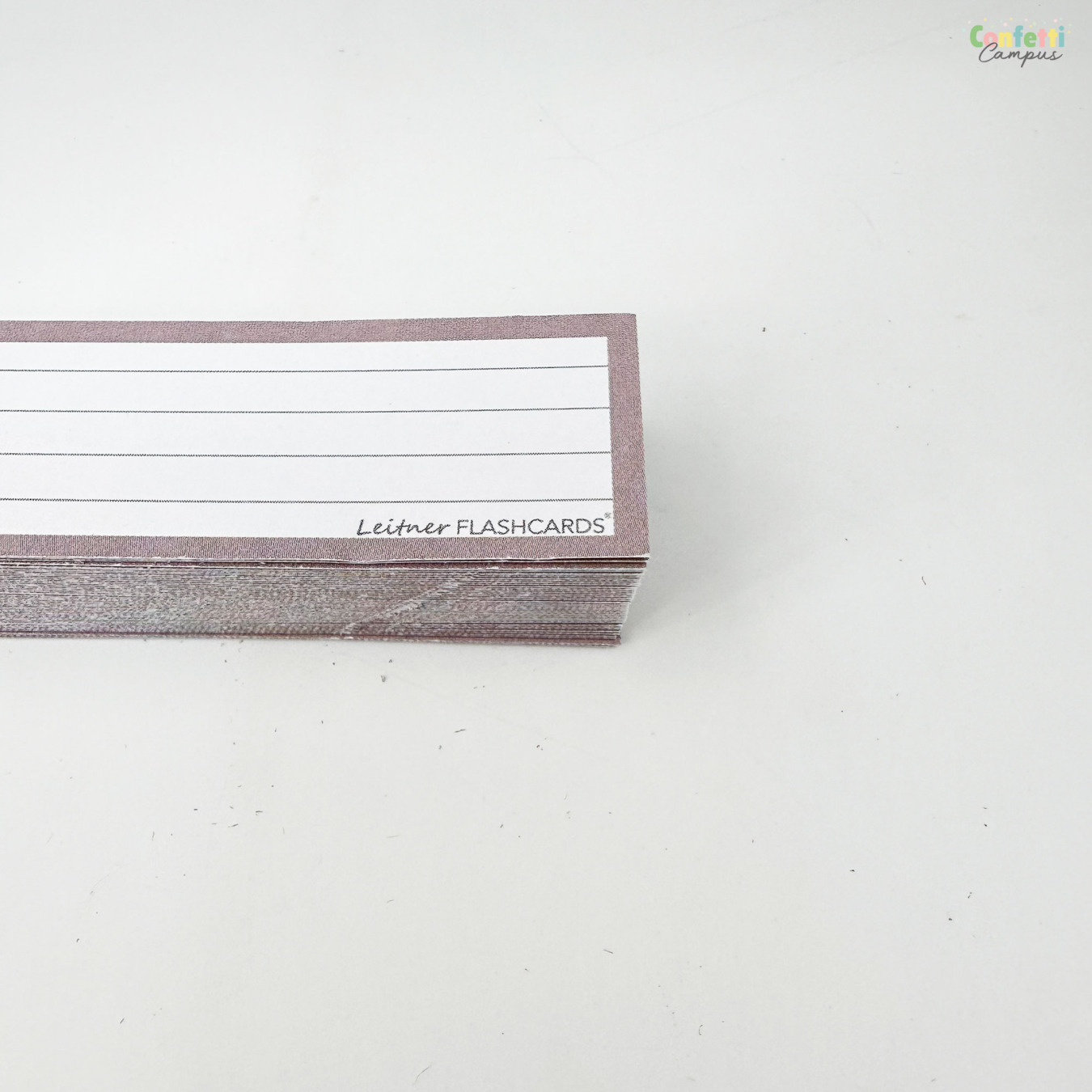 Leitner Flashcards Half Gelinieerd Greige