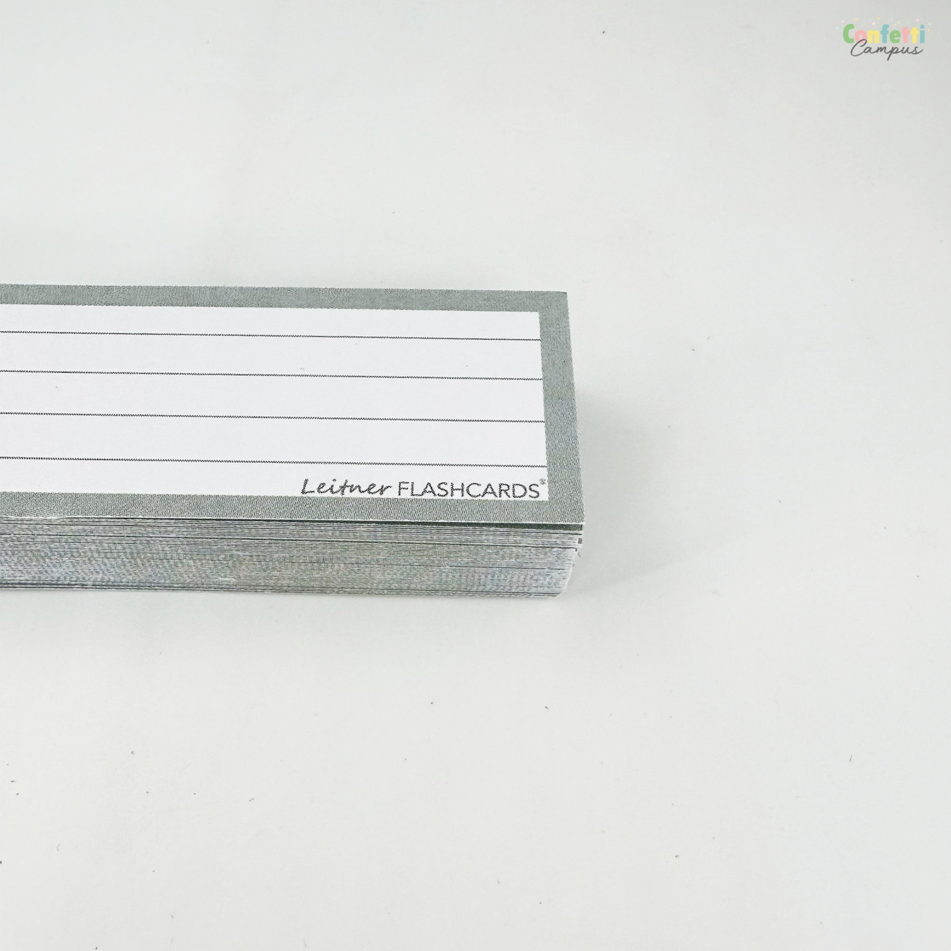 Leitner Flashcards Half Gelinieerd Grijs-5