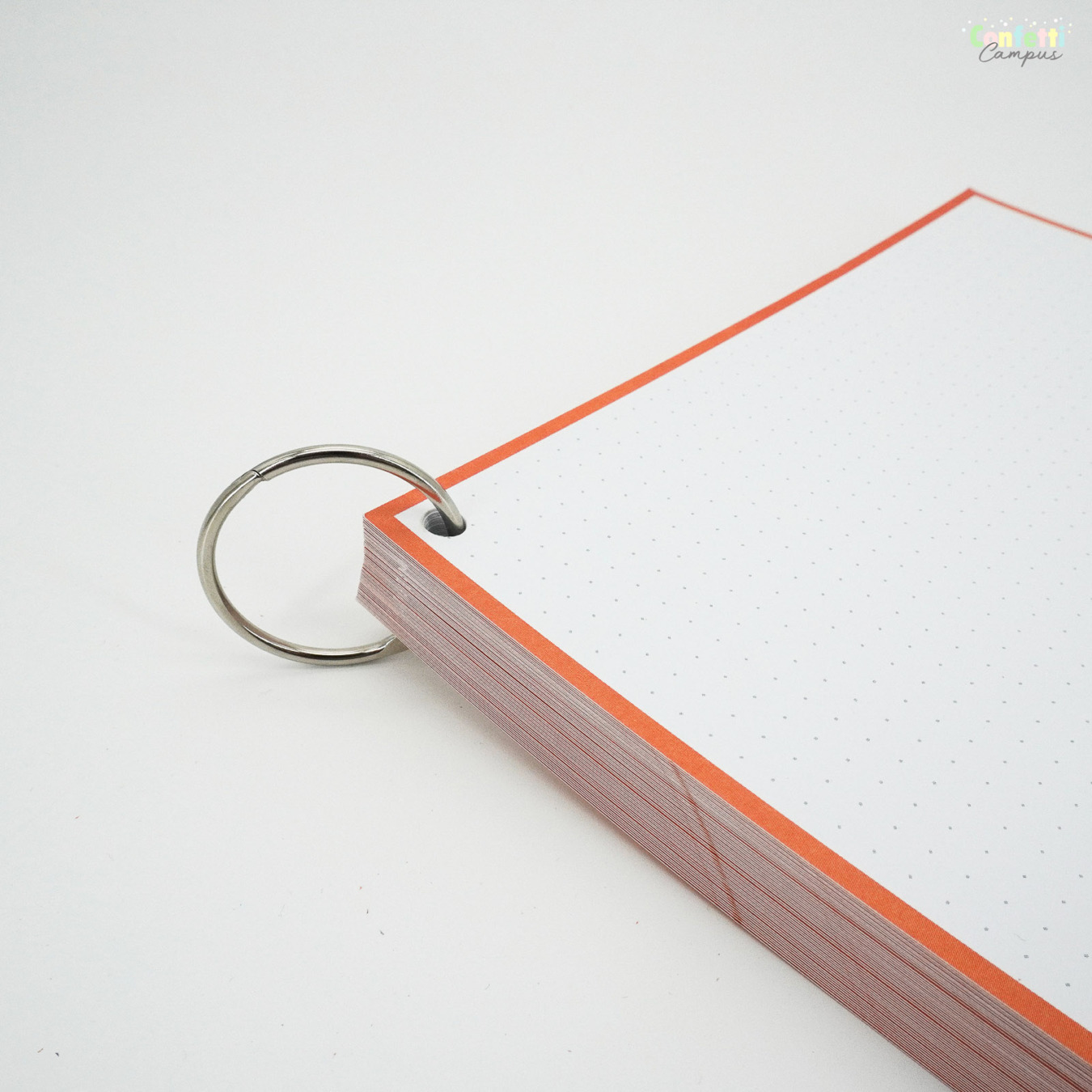 Leitner Flashcards A5 Dotted Oranje