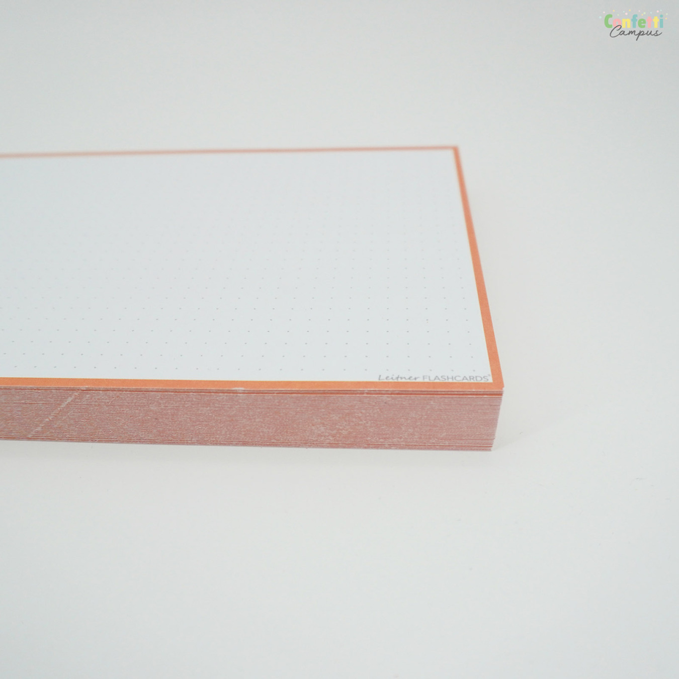 Leitner Flashcards A5 Dotted Oranje