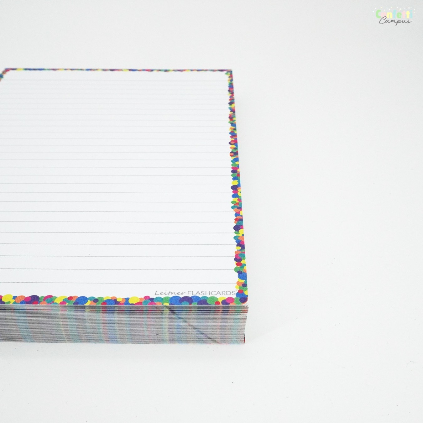 Leitner Flashcards A5 Gelinieerd Confetti