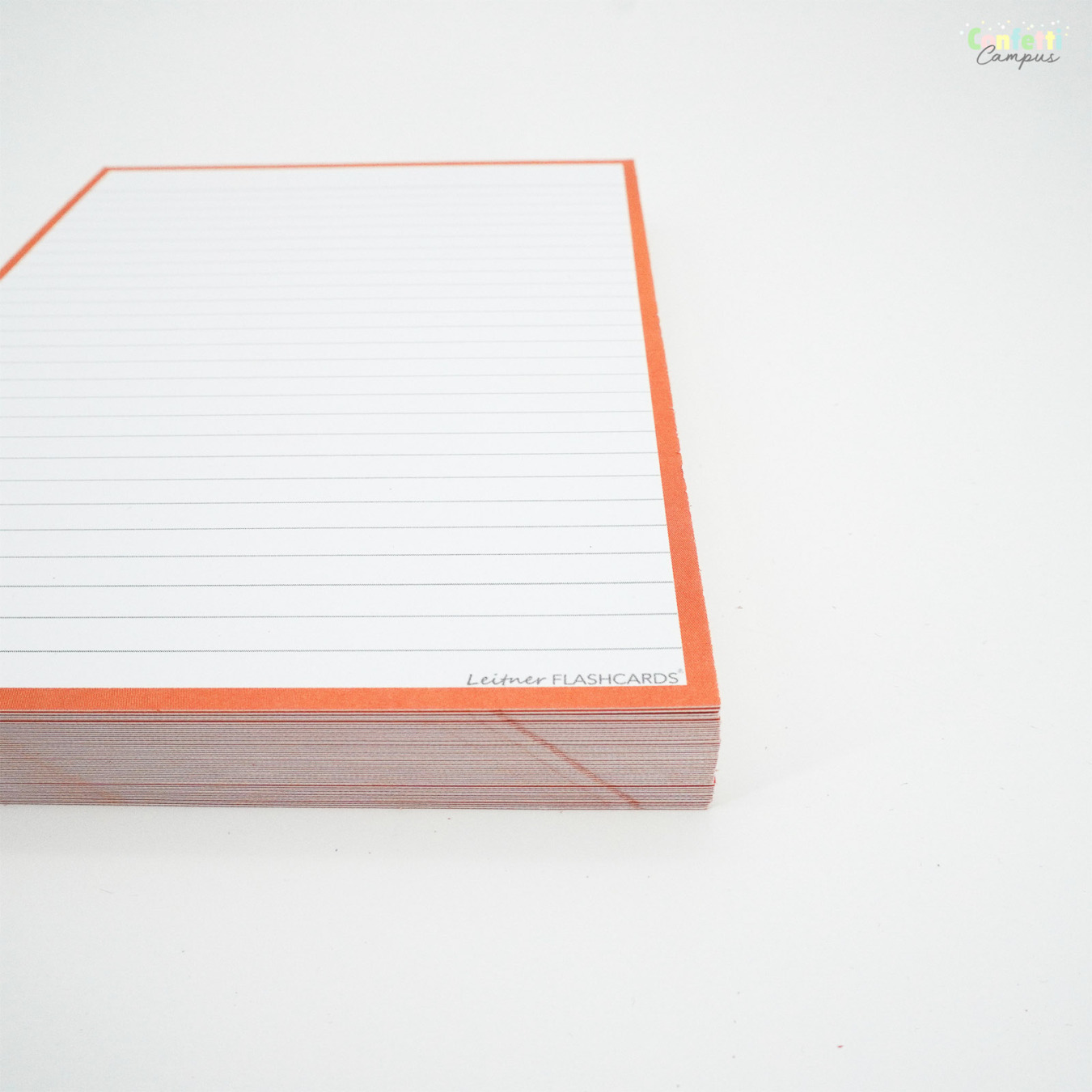 Leitner Flashcards A5 Gelinieerd Oranje