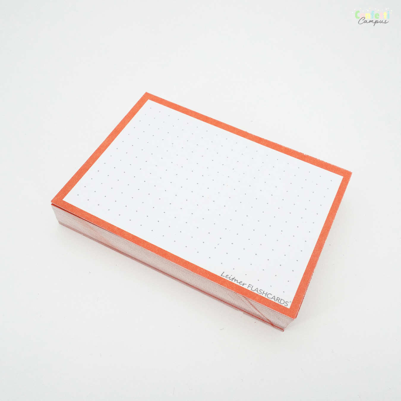 Leitner Flashcards A7 Dotted Oranje