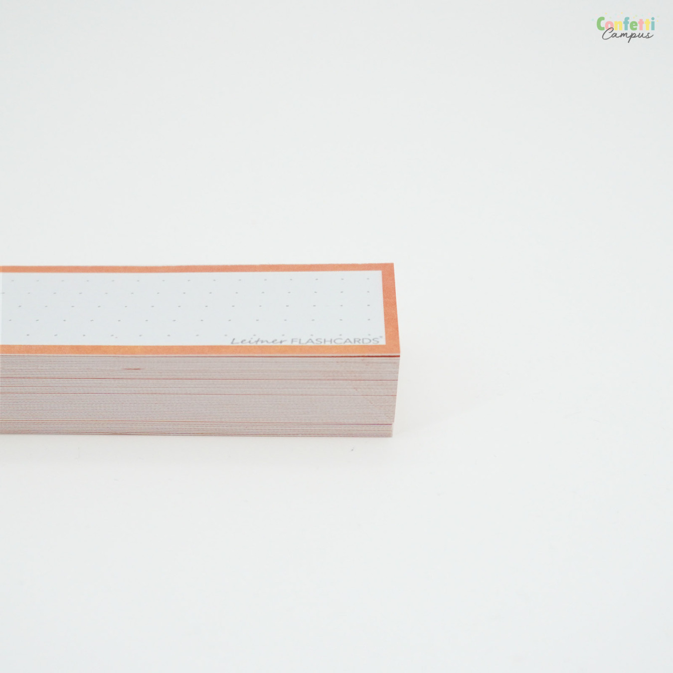 Leitner Flashcards Half Dotted Oranje-1