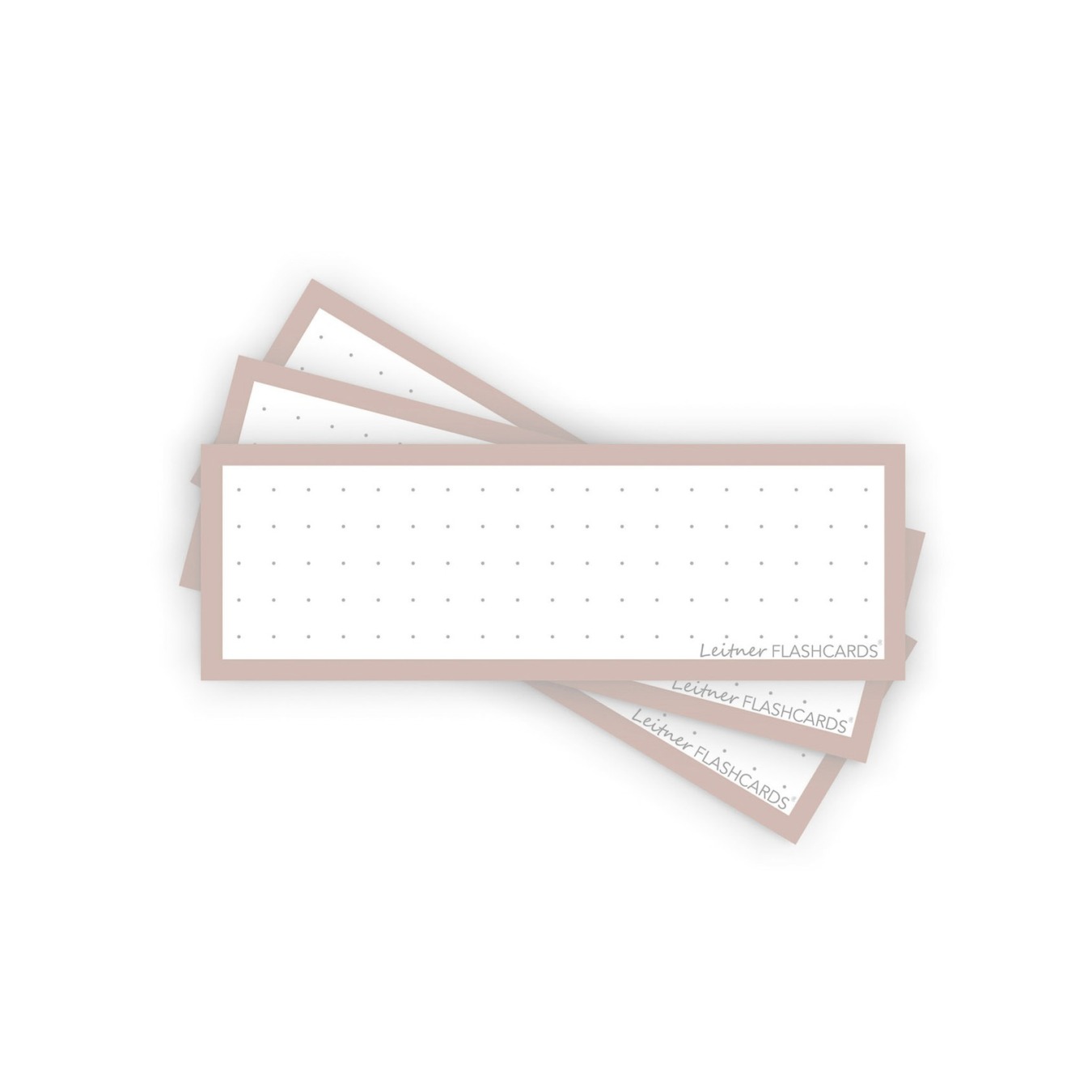 Leitner Flashcards Half Dotted Greige