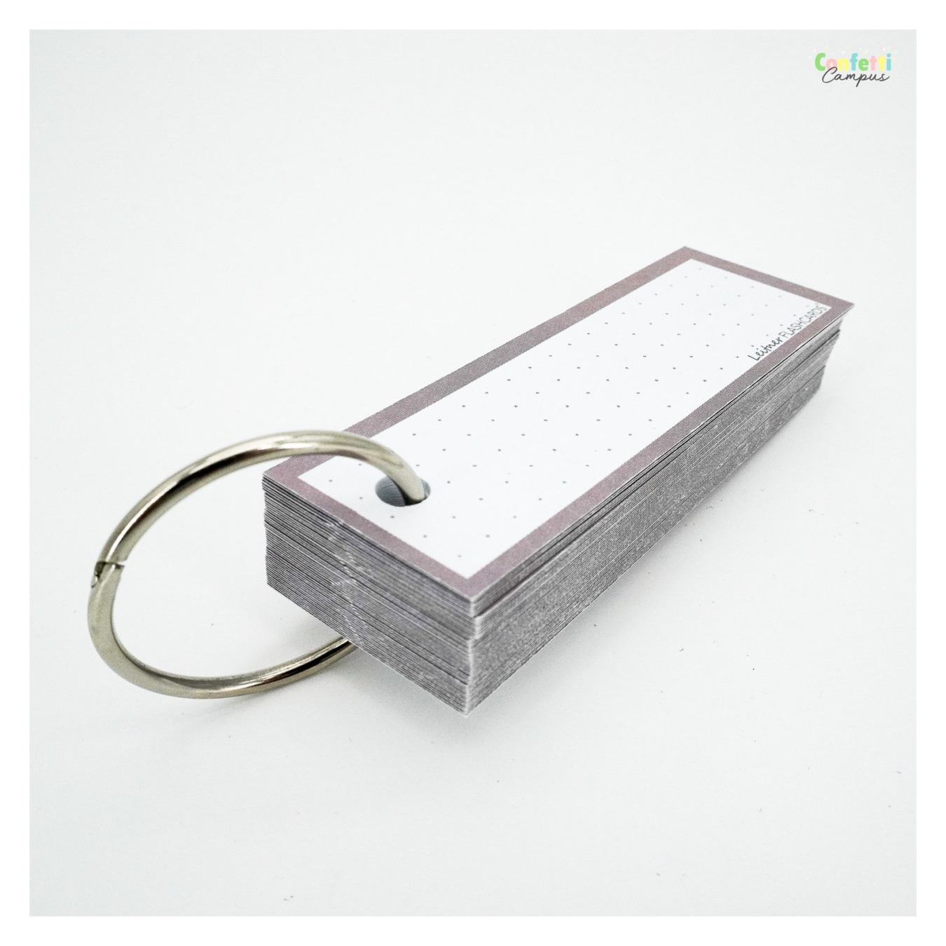 Leitner Flashcards Half Dotted Greige Mood