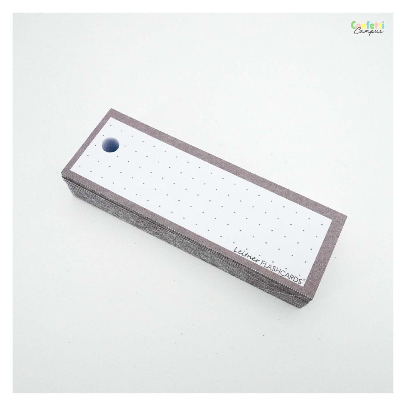 Leitner Flashcards Half Dotted Greige Mood