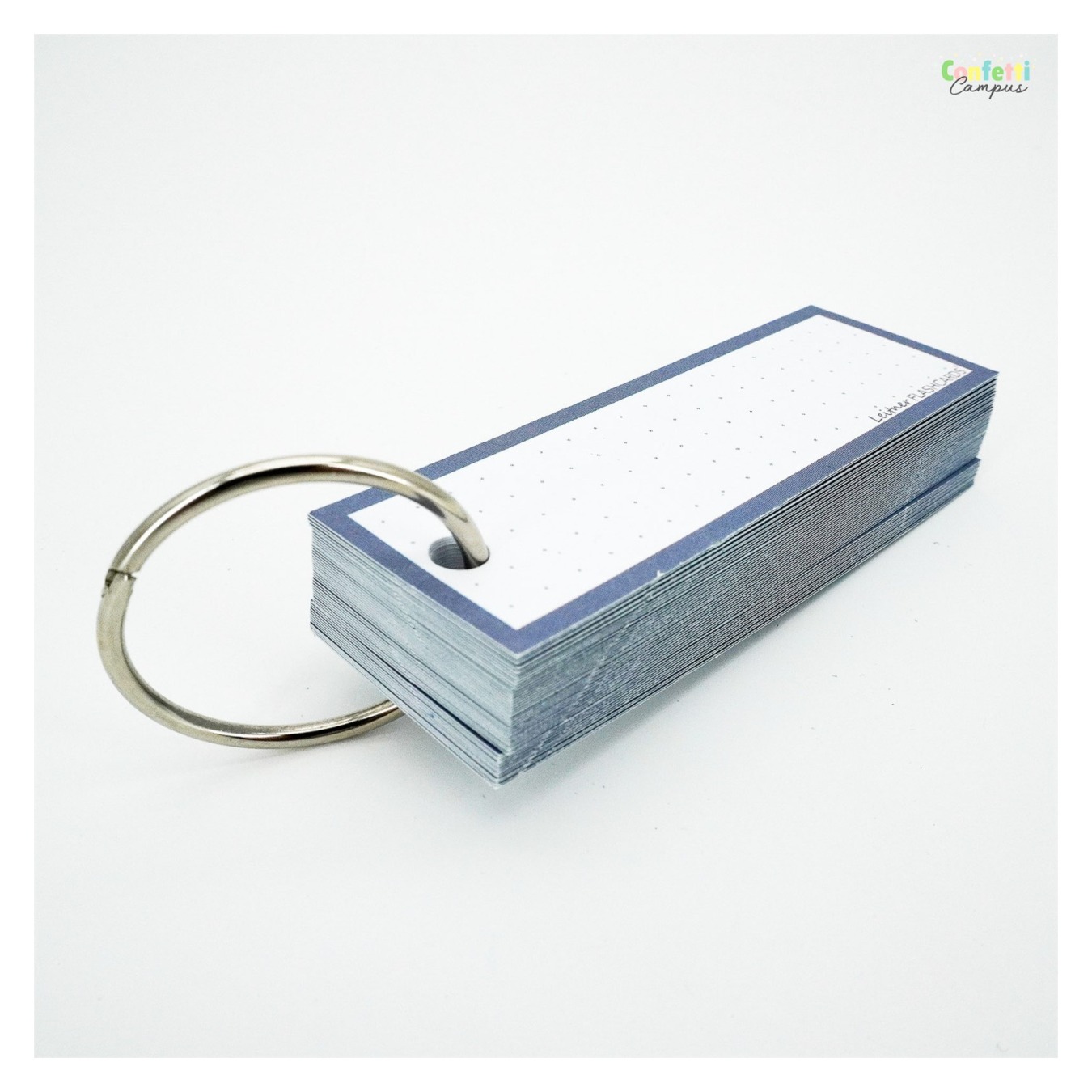 Leitner Flashcards Half Nature Staalblauw Mood