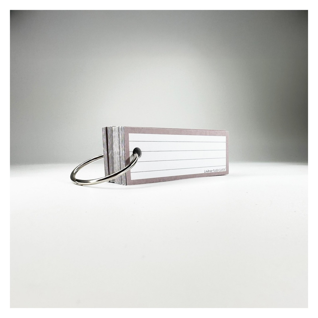 Leitner Flashcards Half Gelinieerd Greige