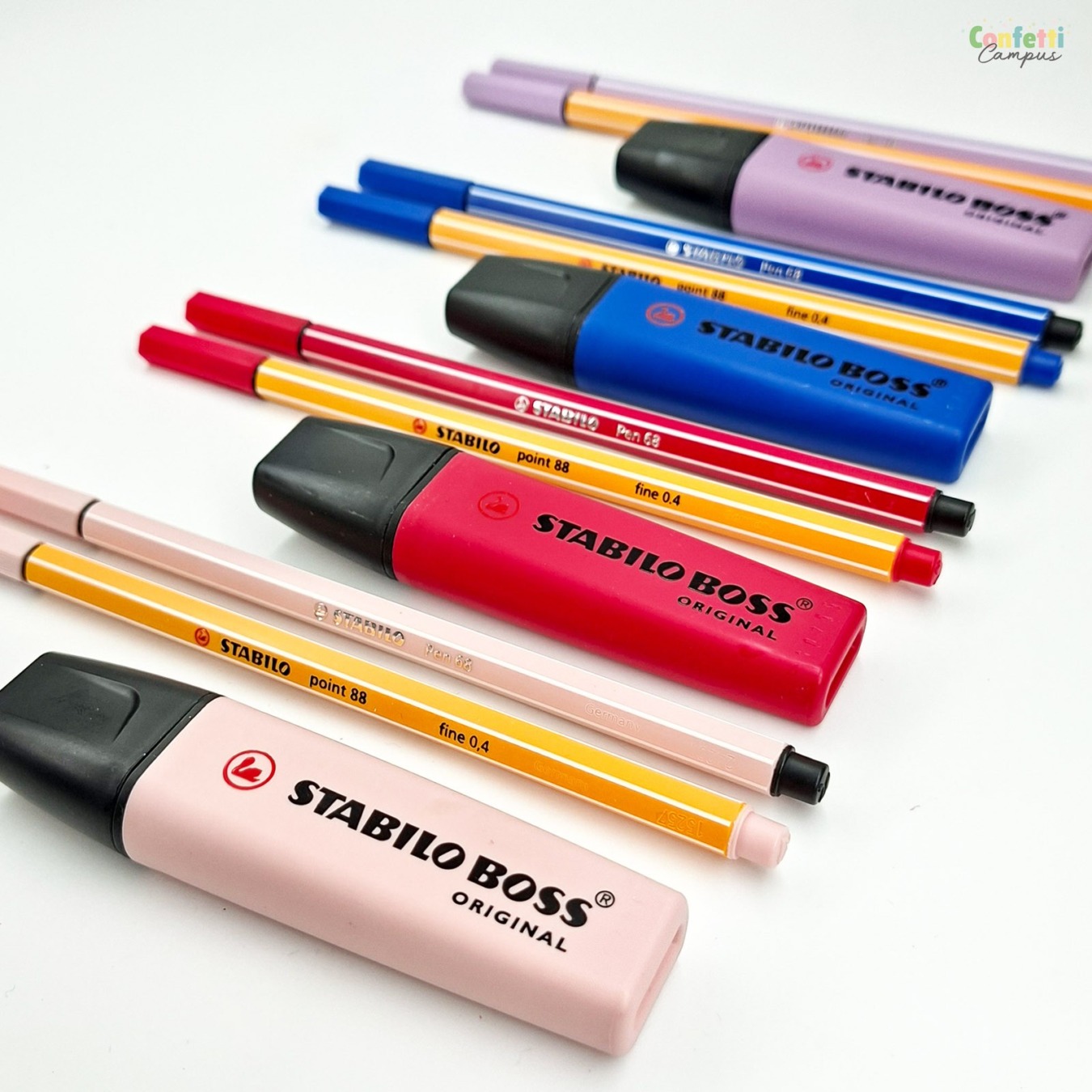 STABILO BOSS ORIGINAL Markeerstift Enkele Stift Wildflowers Mood-6