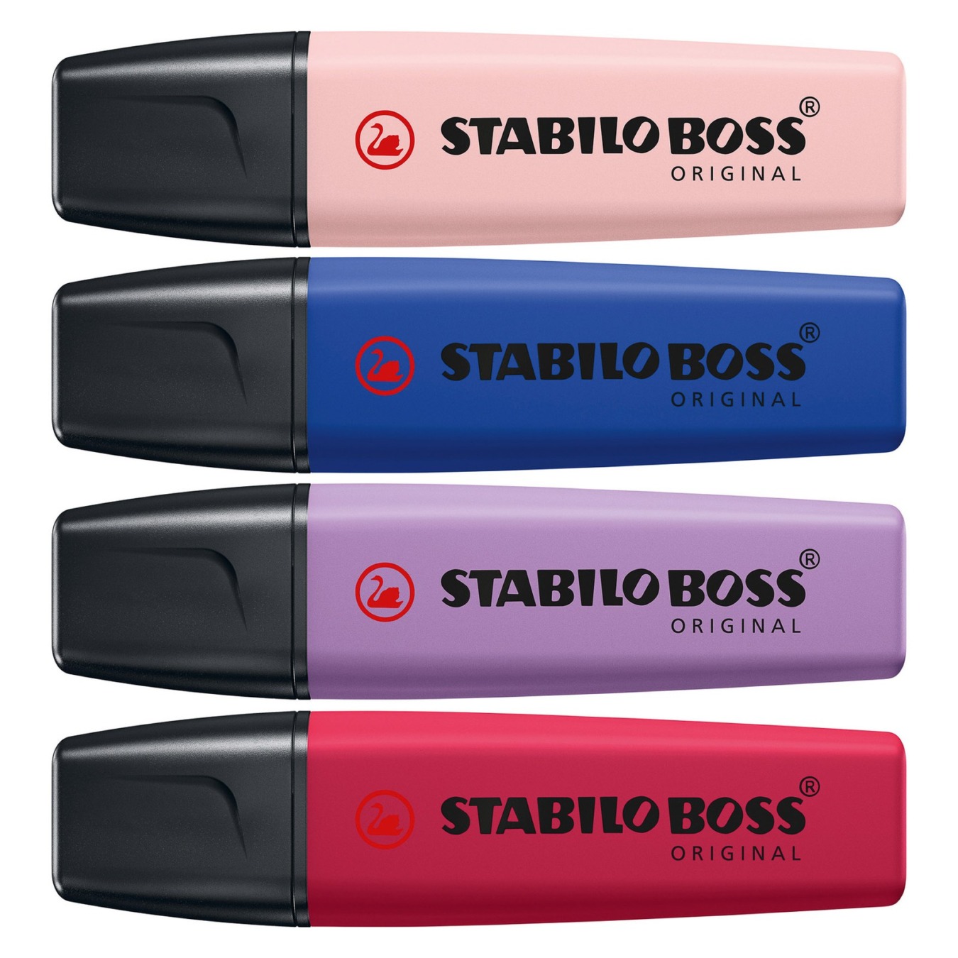 STABILO BOSS ORIGINAL Markeerstift NatureCOLORS Wildflower 4 stuks-1