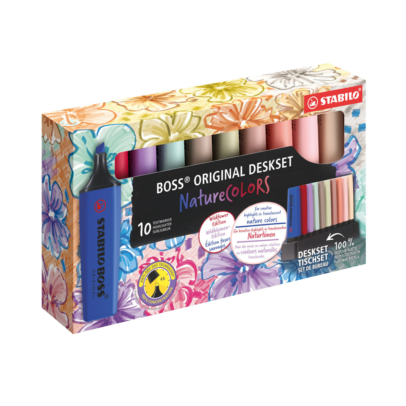 STABILO BOSS ORIGINAL Markeerstift NatureCOLORS Deskset